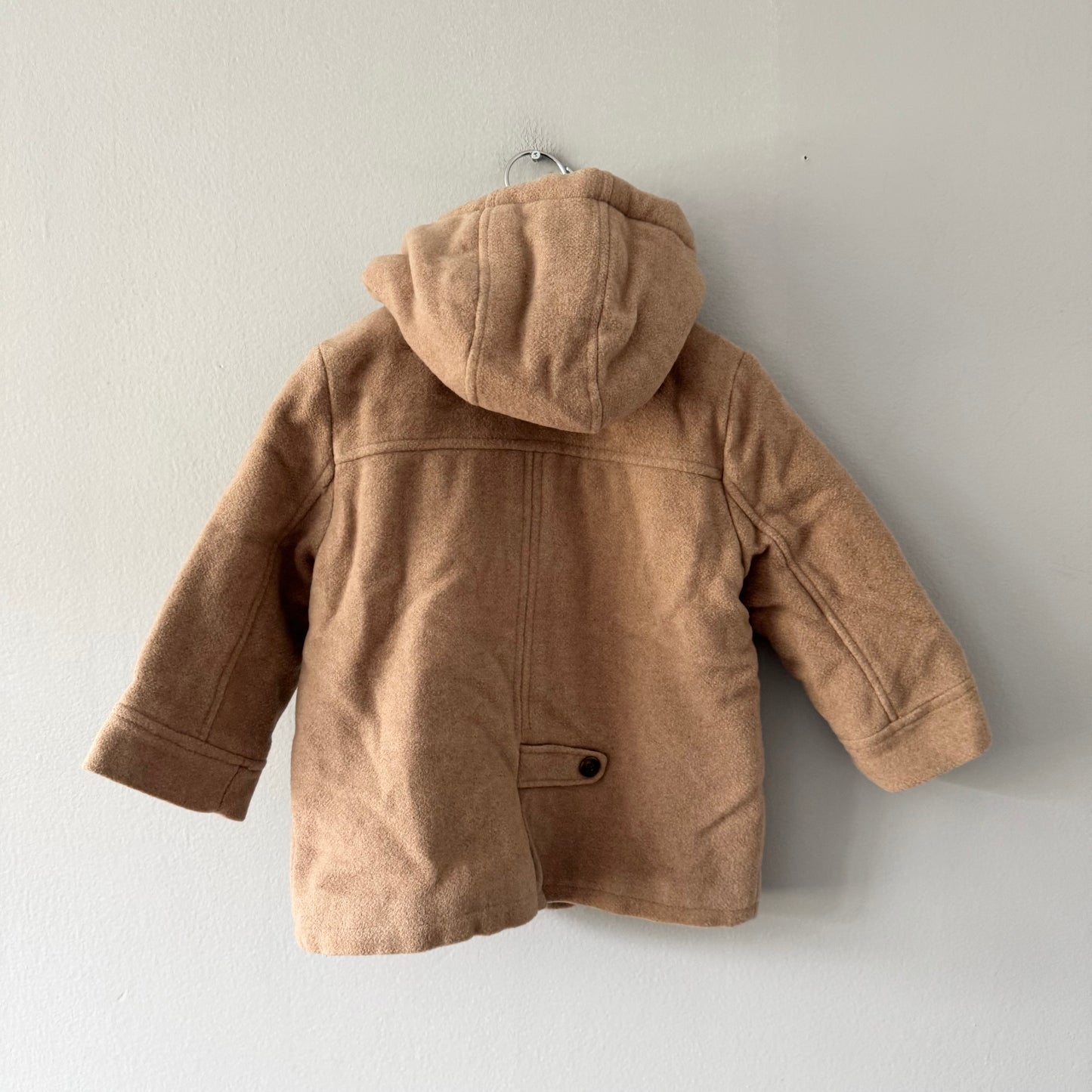 Mayoral / Camel brown wool coat / 24M