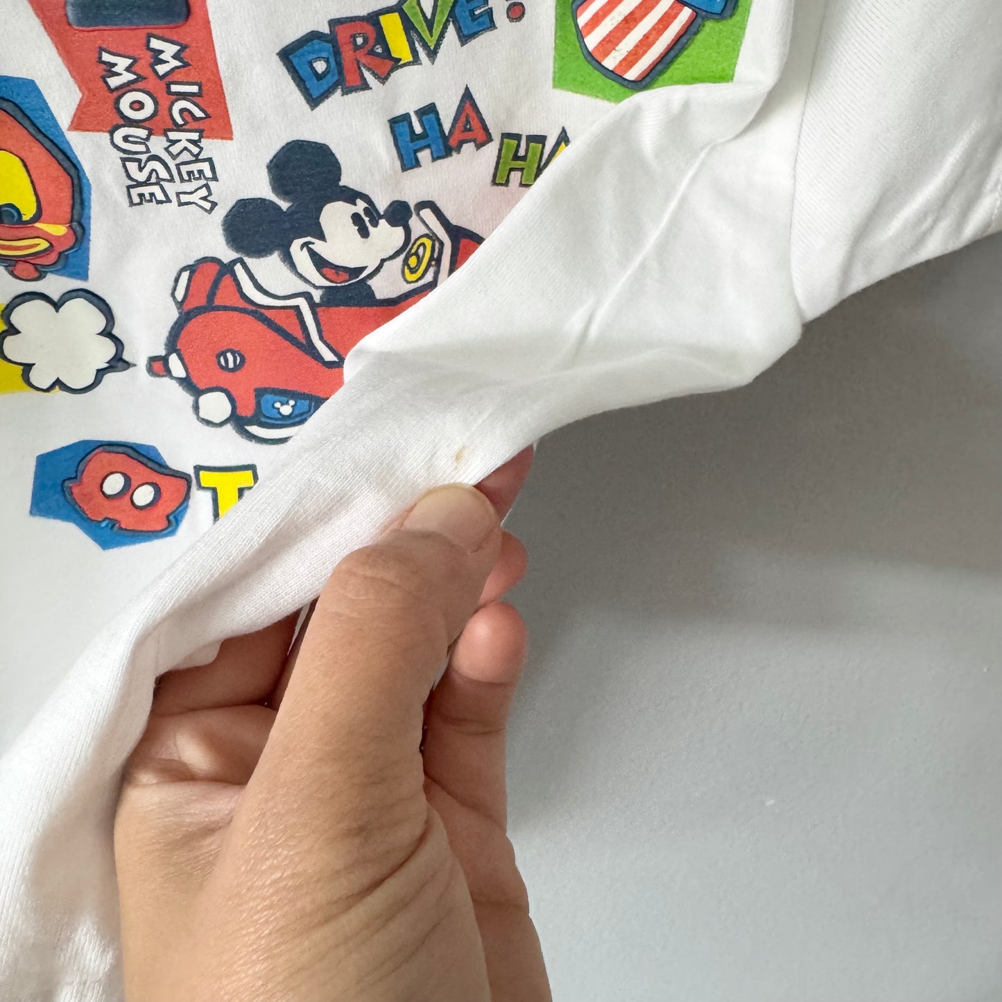 Disney / Toontown white T-shirt / 100cm(3Y) - New with tag