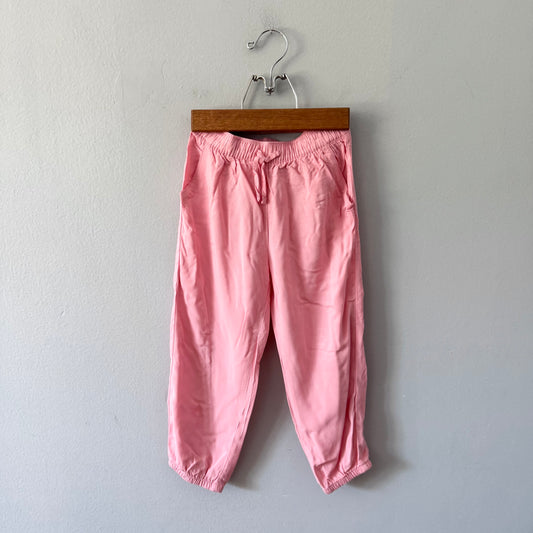 H&M / Pink viscose pants / 3-4Y