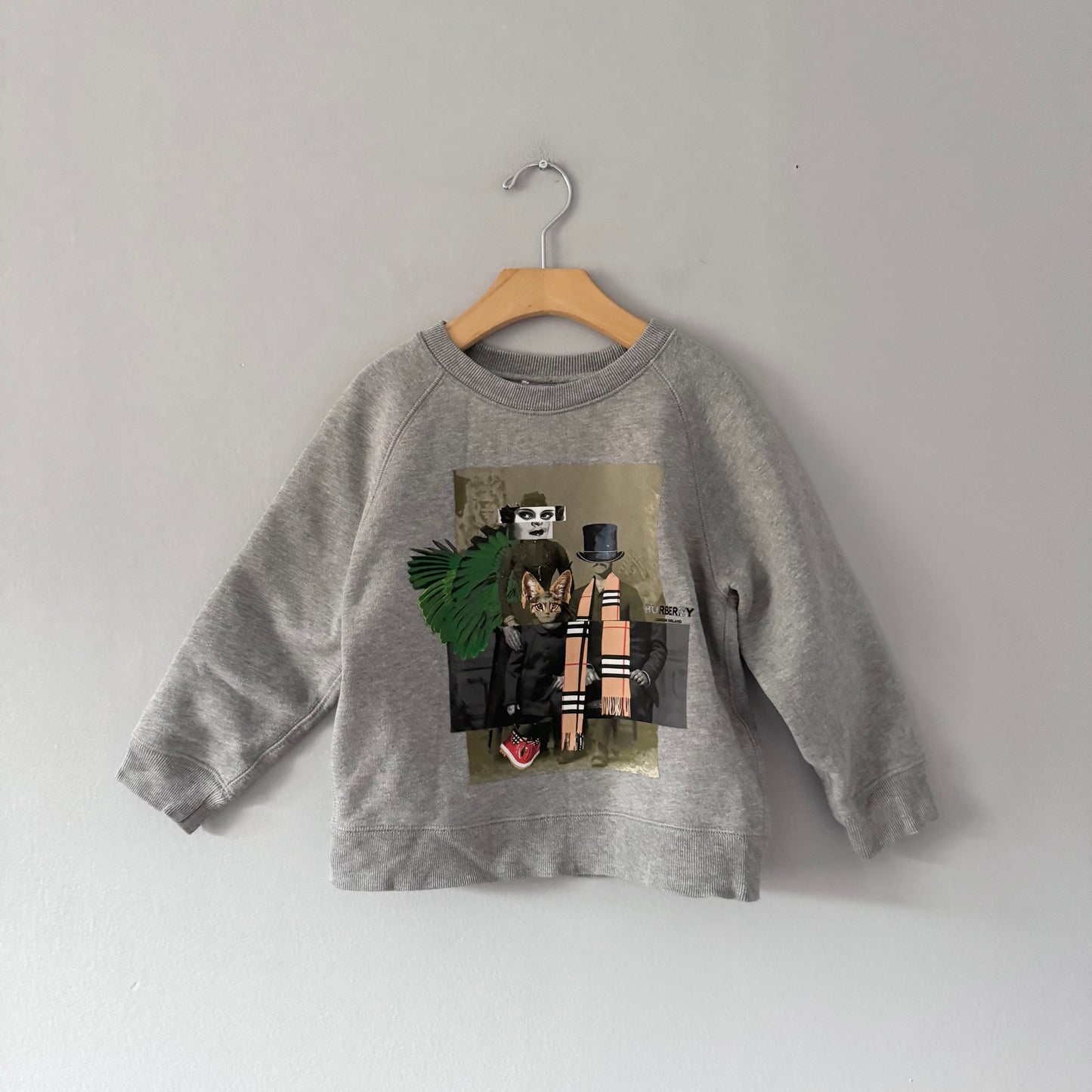 Burberry / Light grey sweatshirt / 6Y