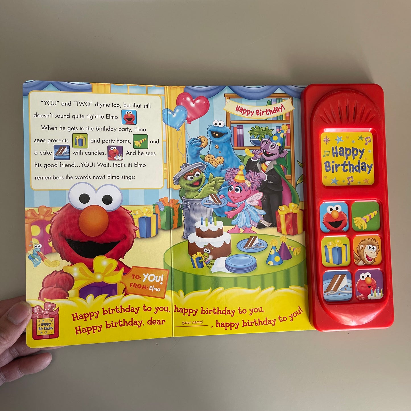 Sesame Street - Happy Birthday to You! (Sound Book)
