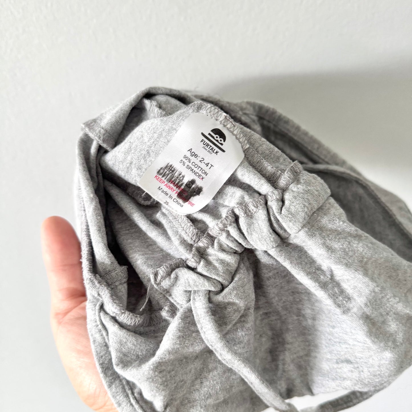 Furtalk / Light grey cap / 2-4T