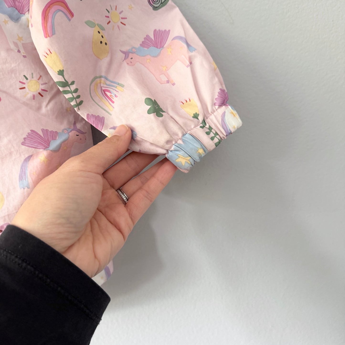 Next / Light pink unicorn windbreaker / 18-24M