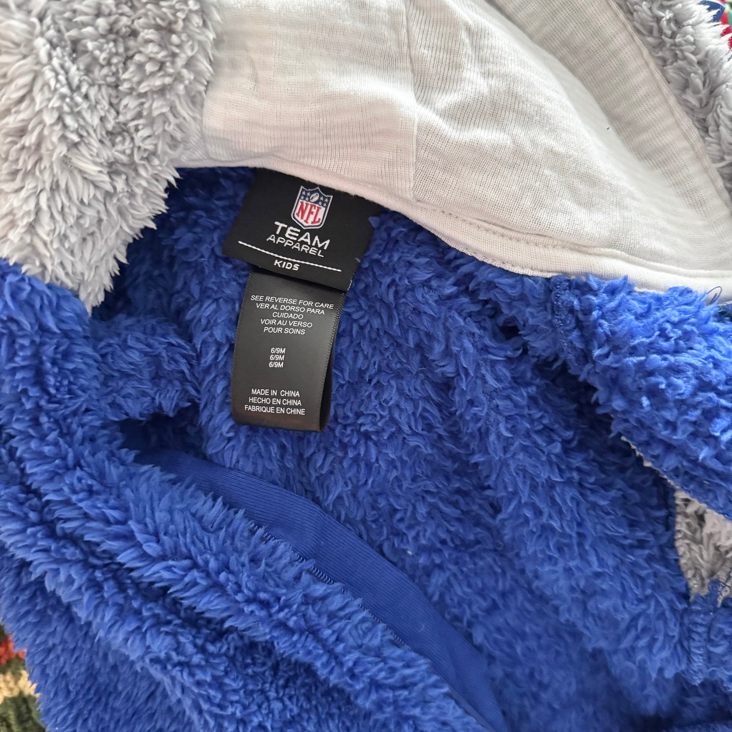 NFL / Sherpa romper / 6-9M