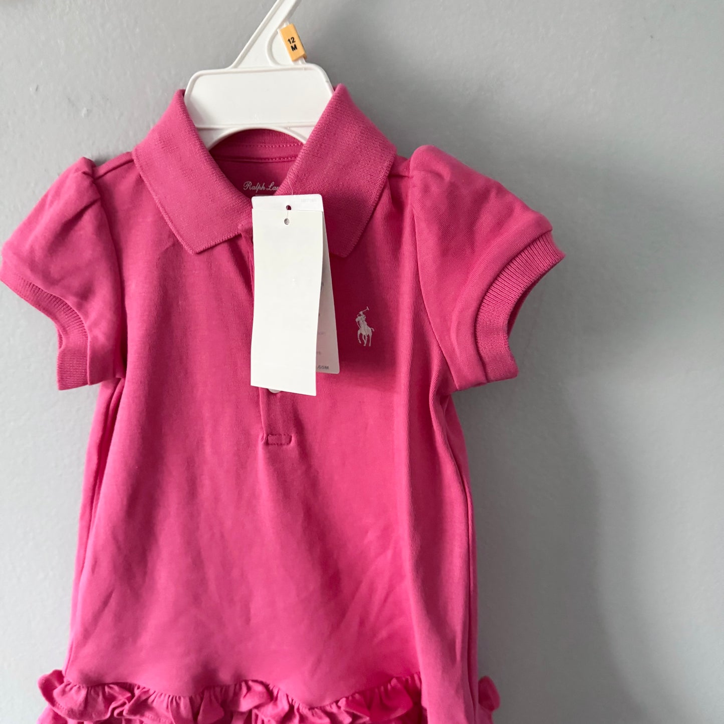 Polo Ralph Lauren / Pink dress set / 12M - New with tag