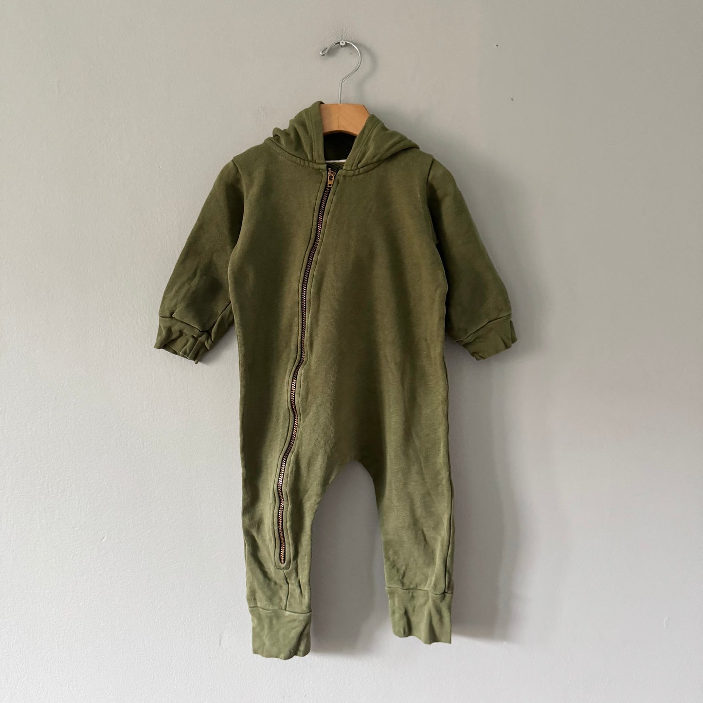 Mini Mioche / Biker romper - Khaki / 18-24M