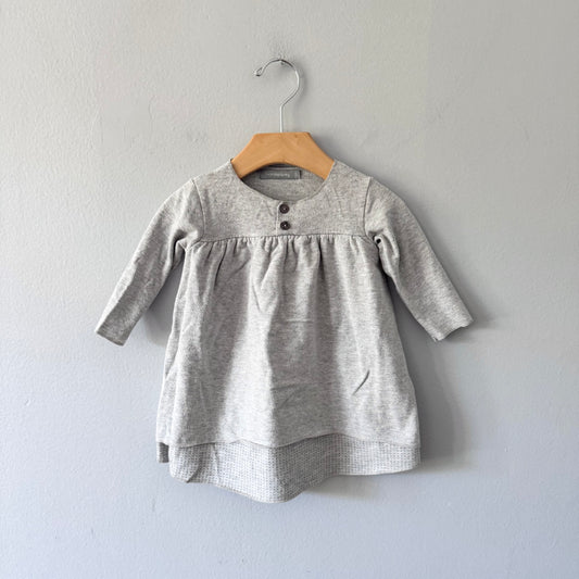 1+ in the family / Light grey dress / 12M