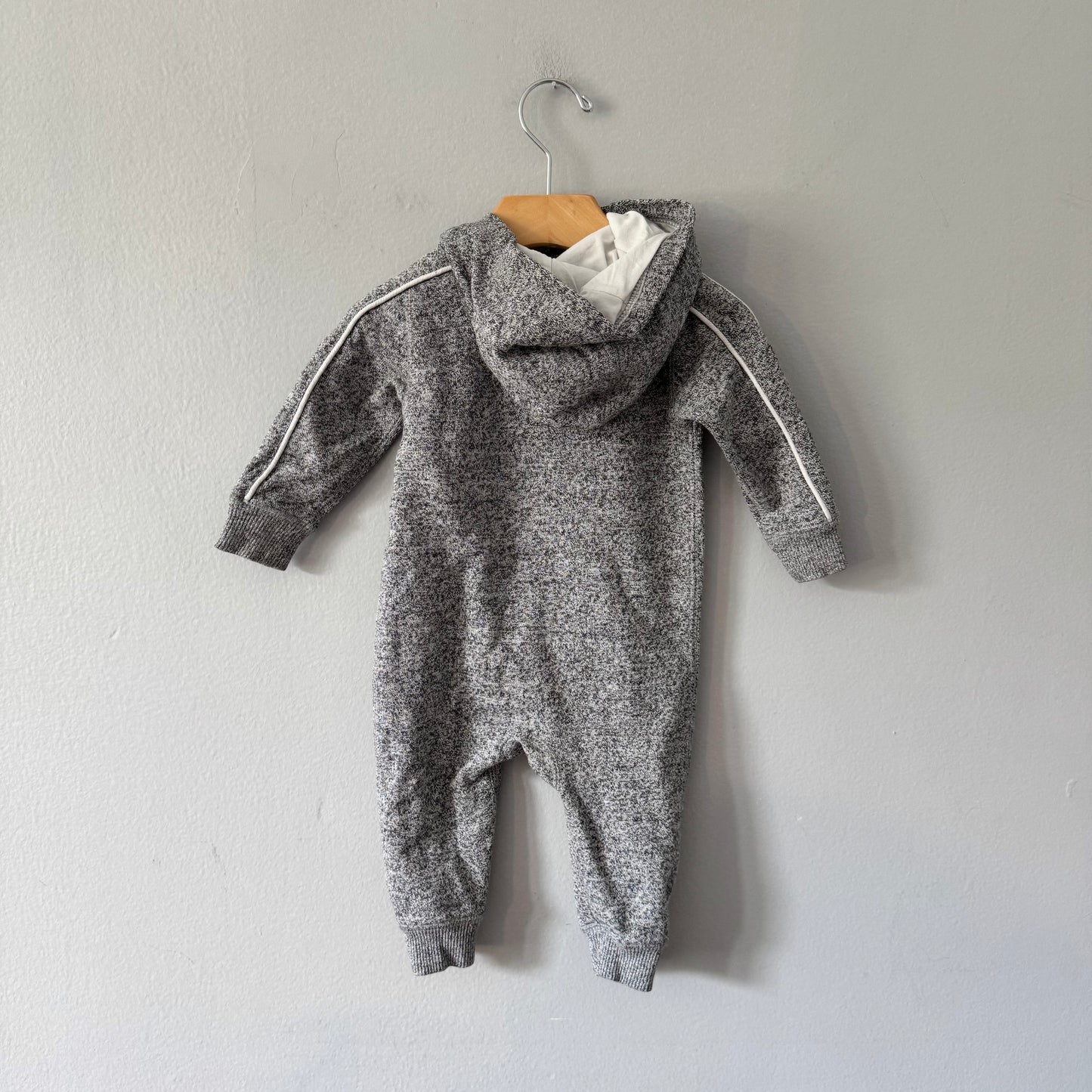 Roots / Salt and pepper romper / 6-12M