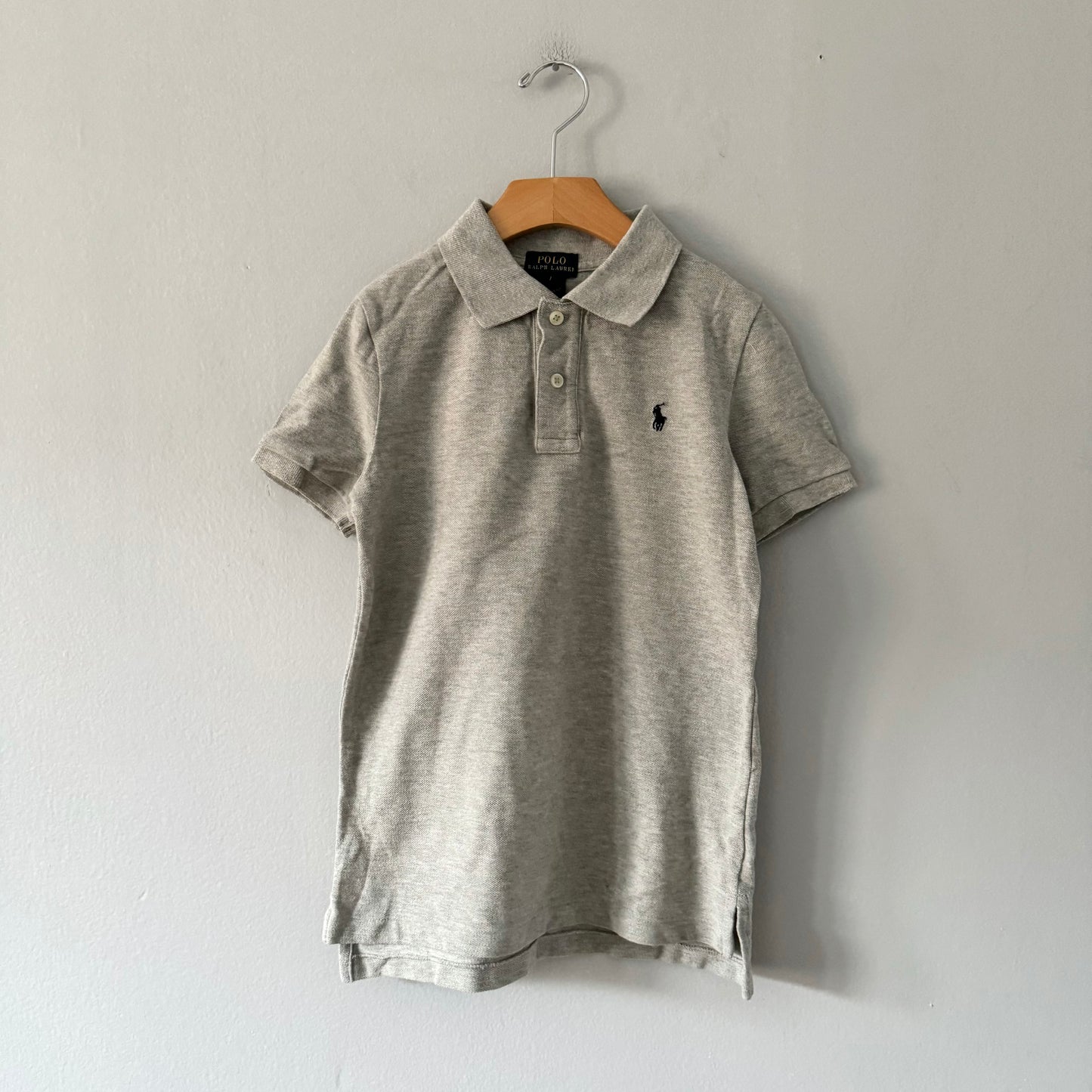 Polo Ralph Lauren / Light grey polo shirt / 7Y
