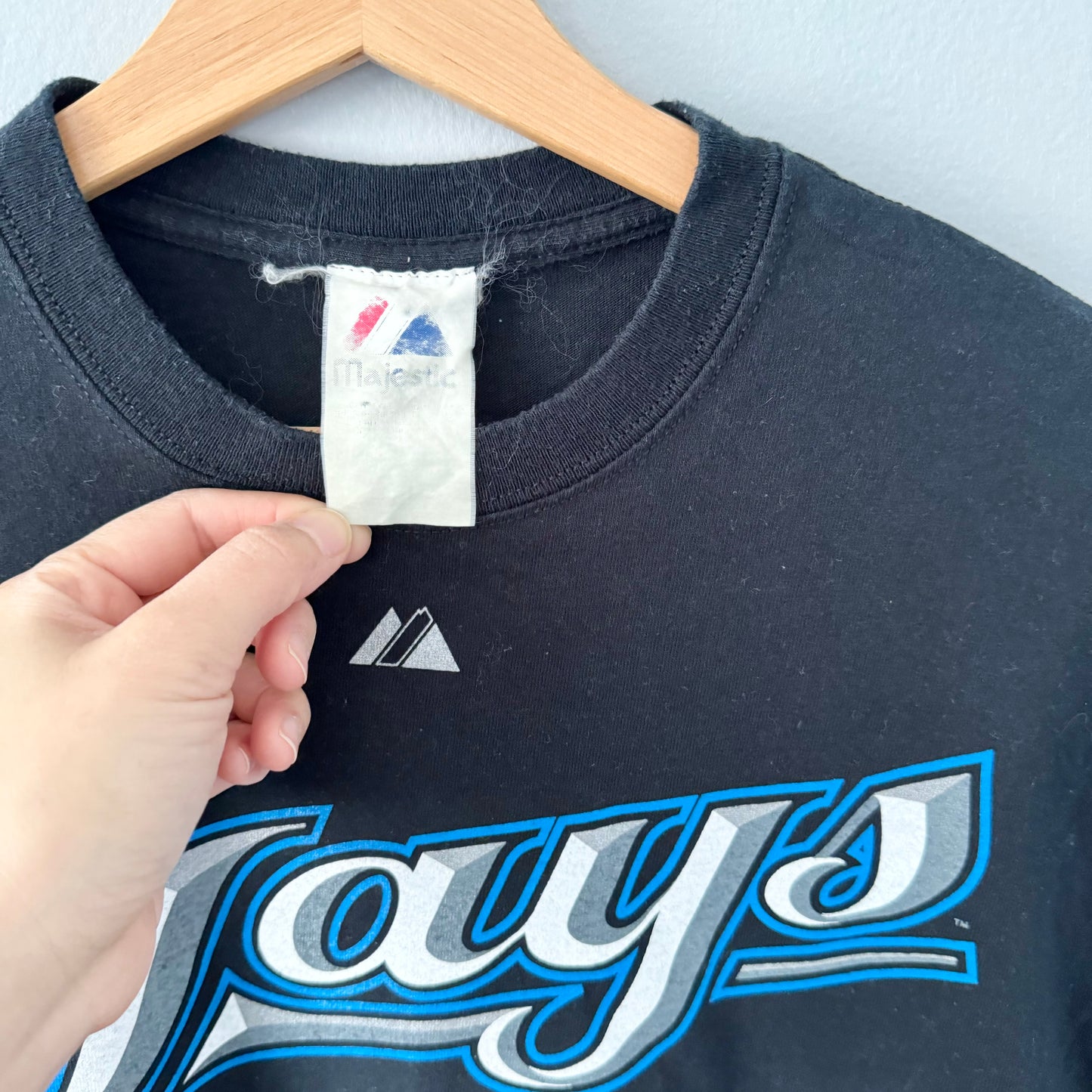 Toronto Blue Jays / Majestic Jays T-shirt - Black / Mens M