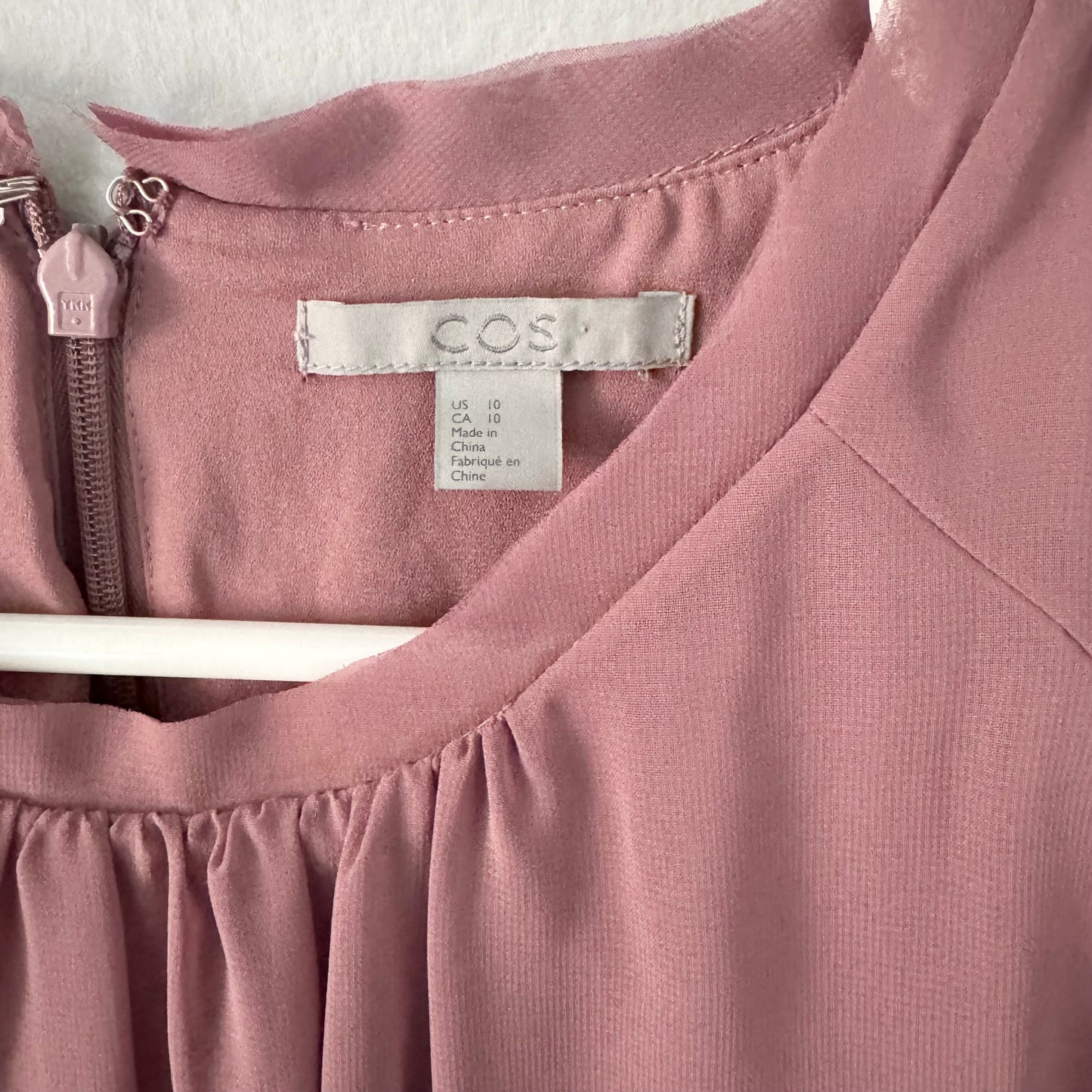 COS / Smokey rose tulle top / Women 10