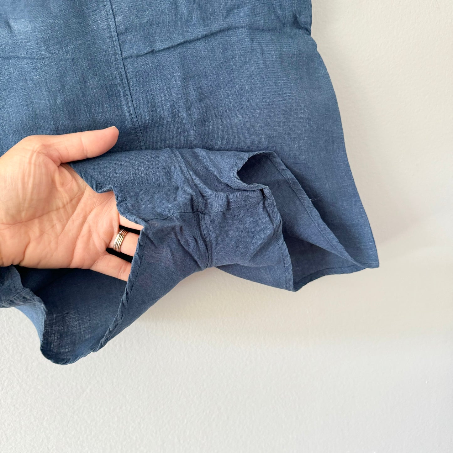 Mabo / Linen 100% dungarees / 2-3Y