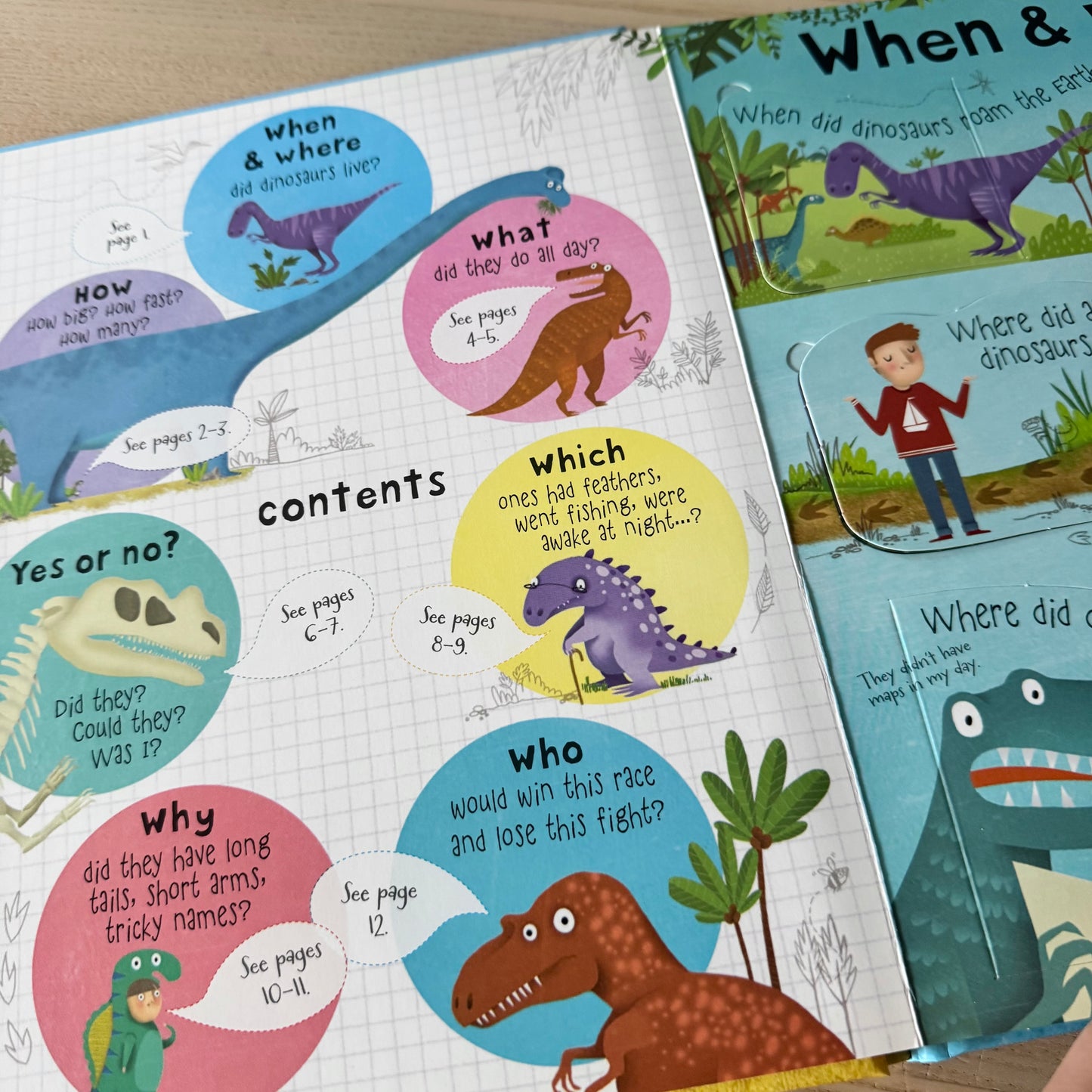 Usborne Lift-the-flap Questions and Answers about Dinosaurs