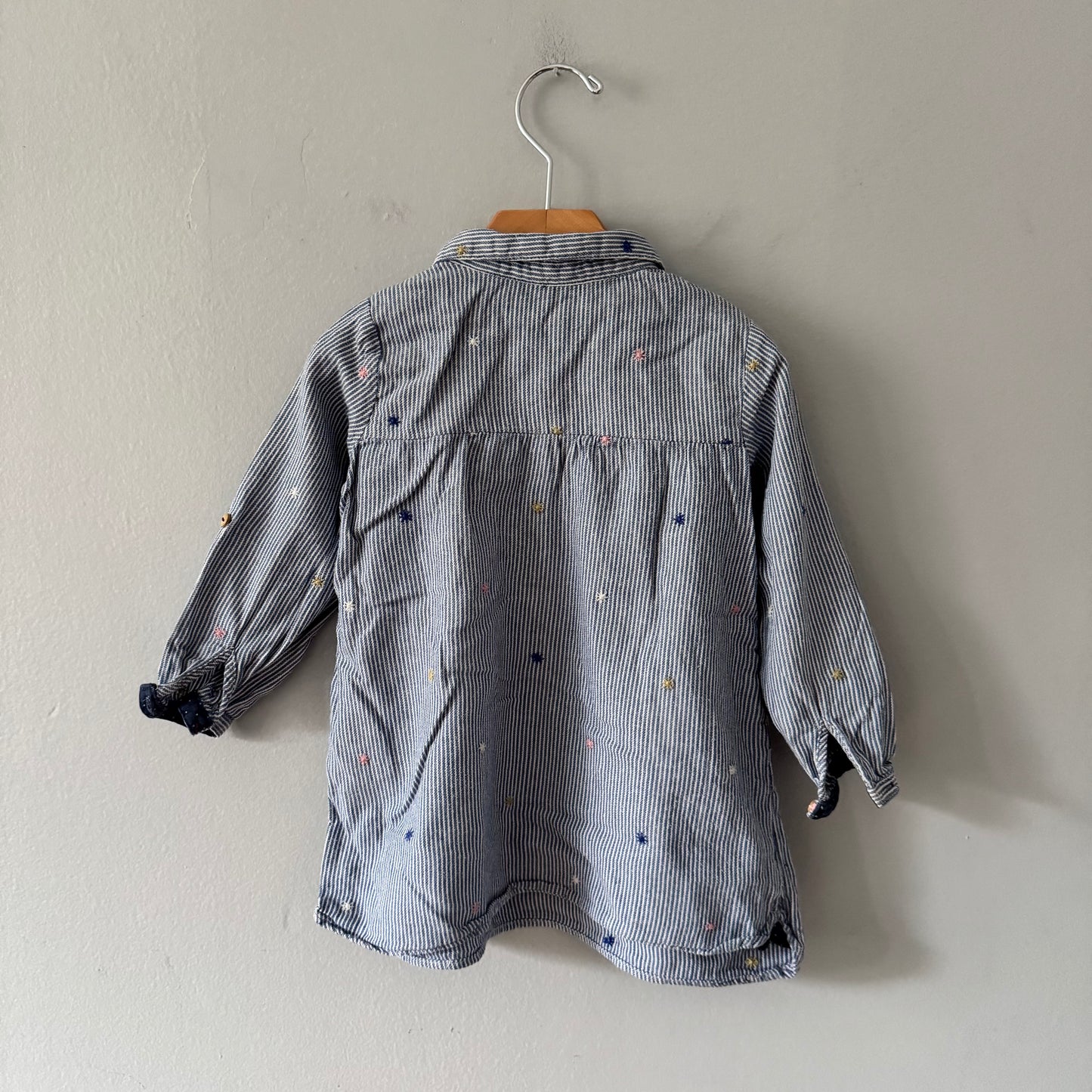 Zara / Stripe shirt dress / 2-3Y