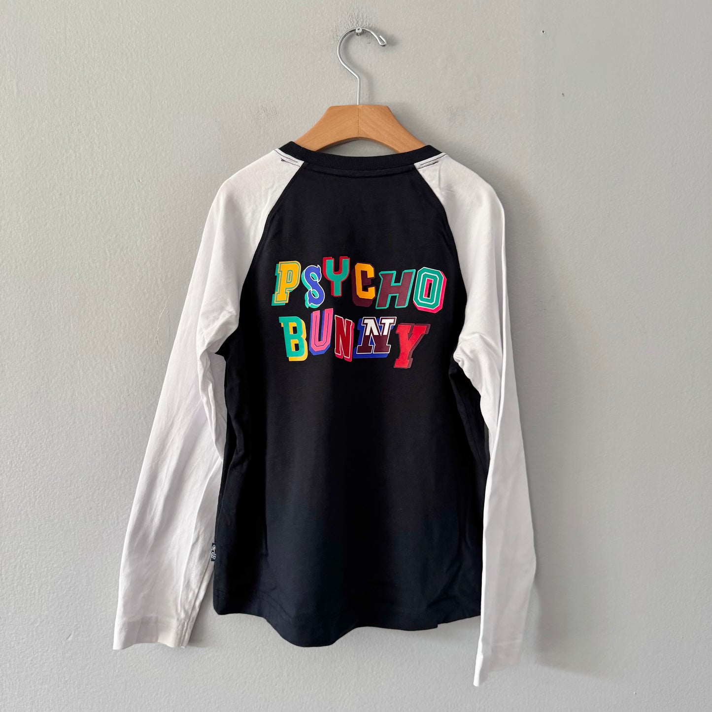 Psycho Bunny / Raglan long sleeve top / 7-8Y