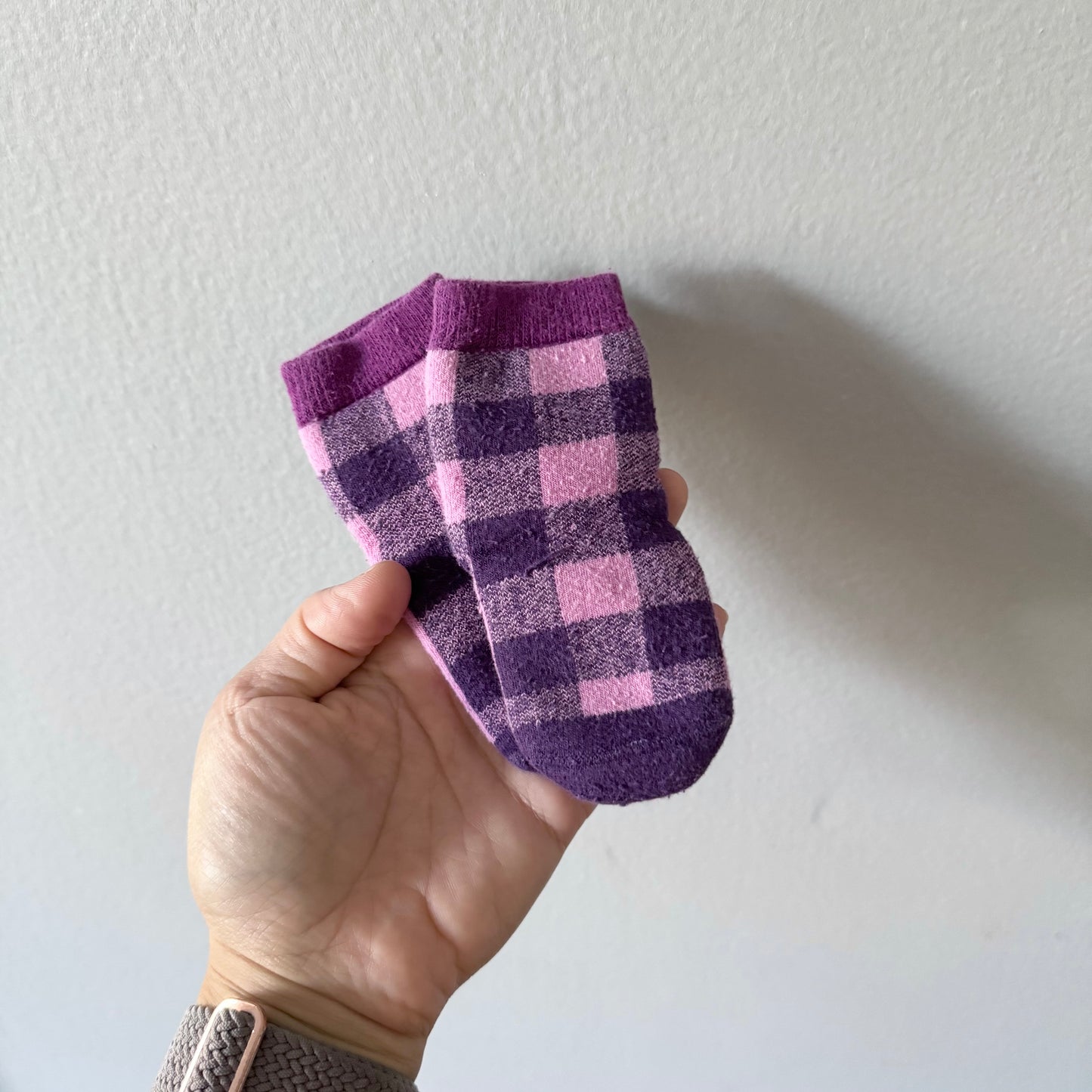 Roots / Pink x purple socks / 0-12M