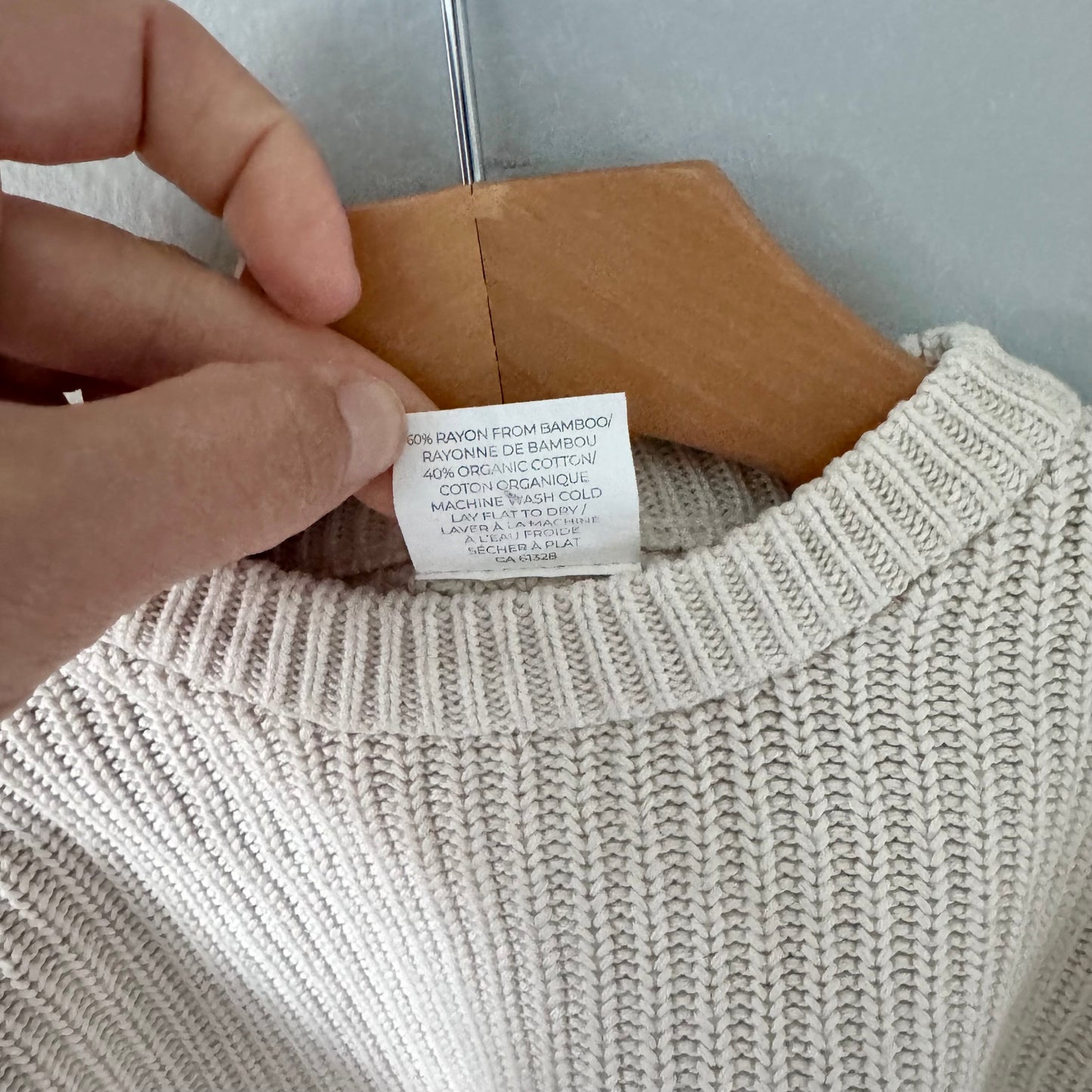 Jax & Lennon / Ribbed knit pullover / 12-24M