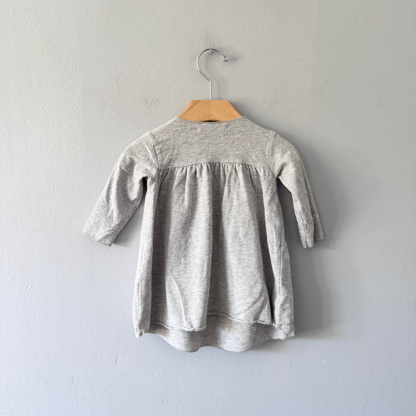 1+ in the family / Light grey dress / 12M