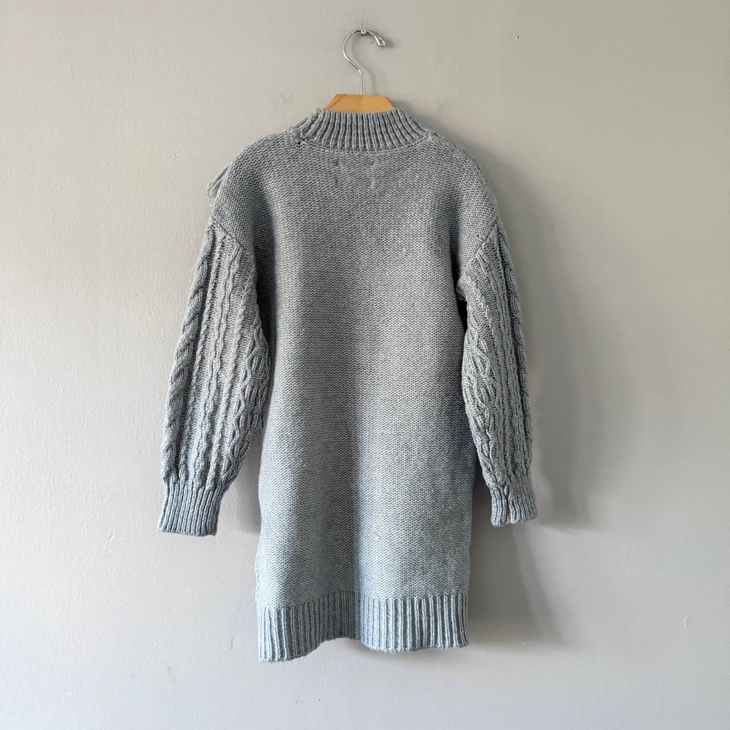 Zara / Light blue knit dress / 8-9Y