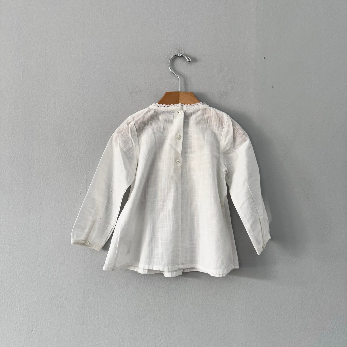Next / White long sleeve blouse / 18-24M - New with tag