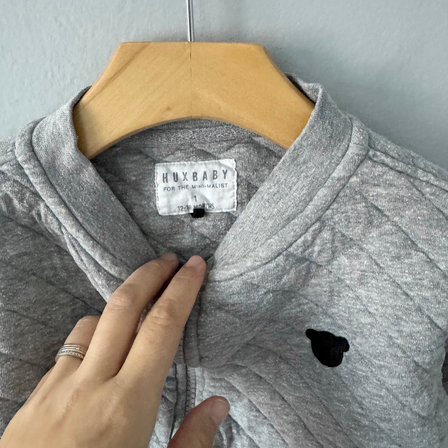 Hux Baby / Zip up crew jacket / 12-18M