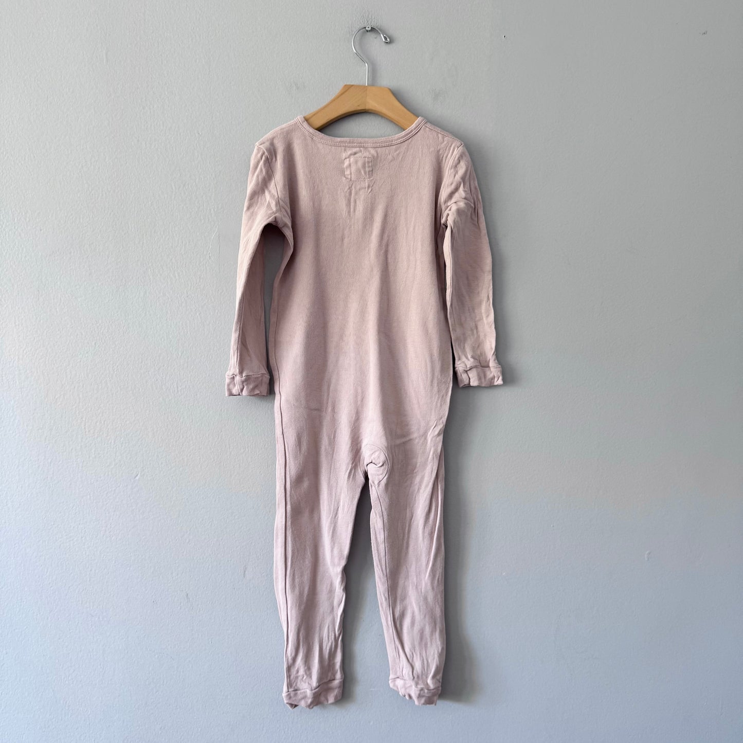 Mini mioche / Light pink long sleeve romper / 5Y