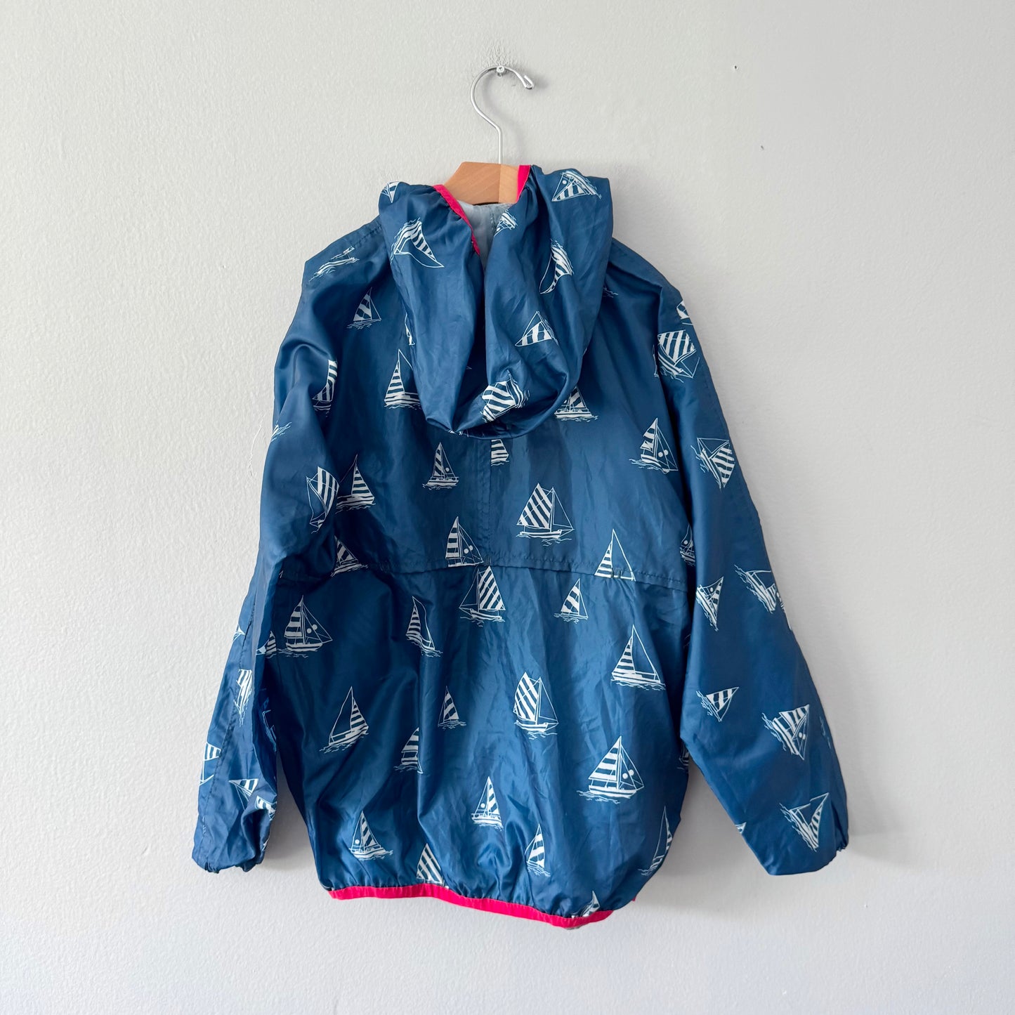 Hatley / Navy yacht packable windbreaker / 7Y