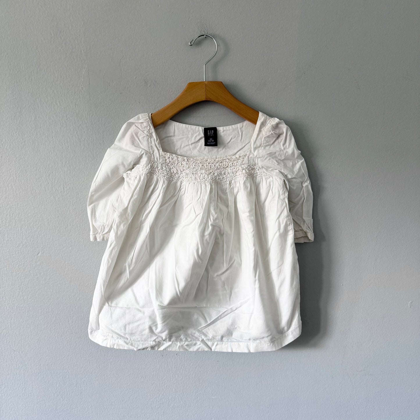 Gap / White blouse / 4-5Y
