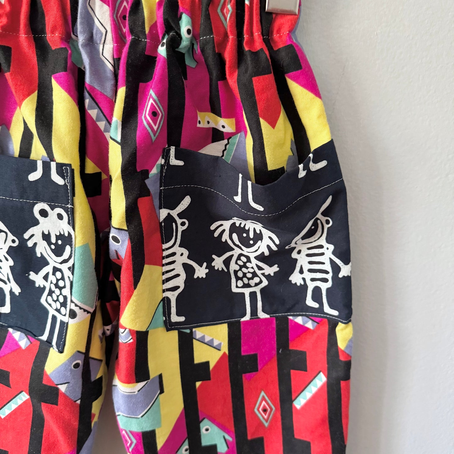 TUP / Upcycle playful pants / 3-4Y