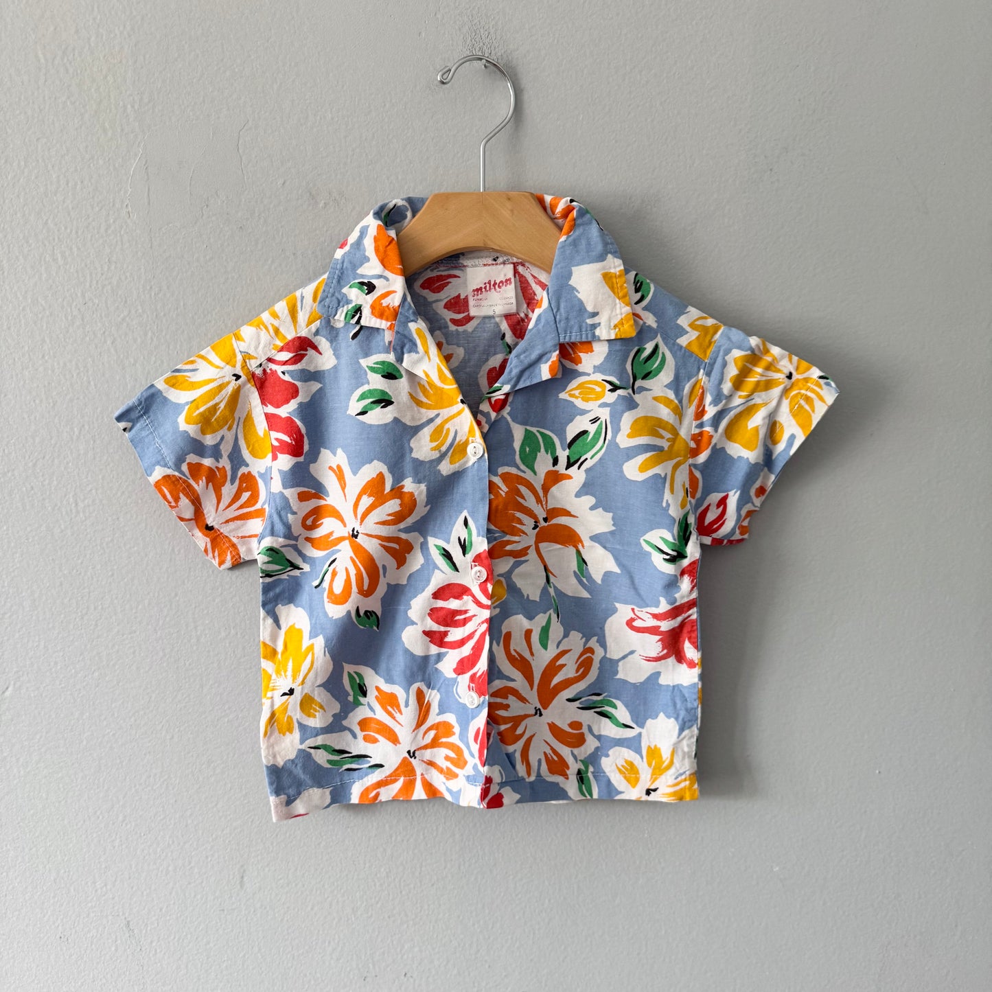 Vintage / Milton summer shirt / 5Y
