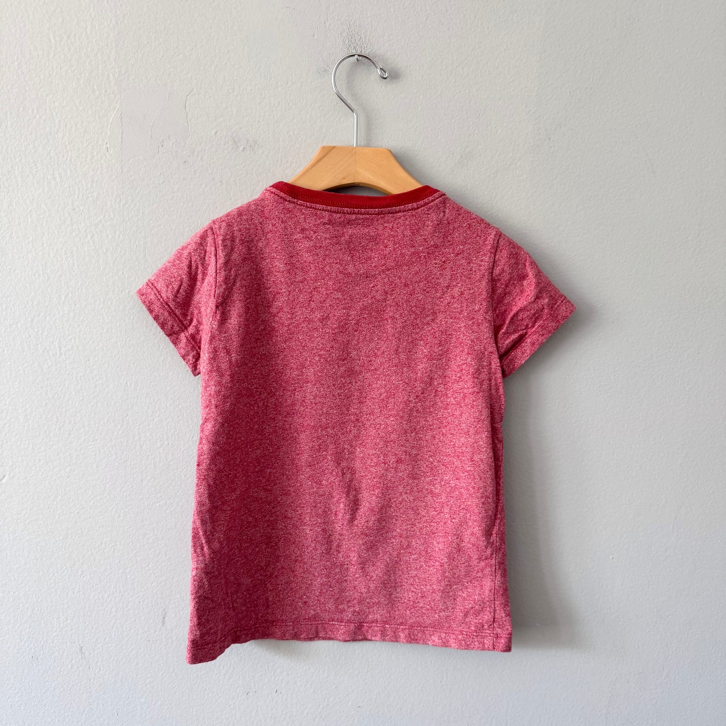 Roots / Red salt and pepper T-shirt / 5-6Y