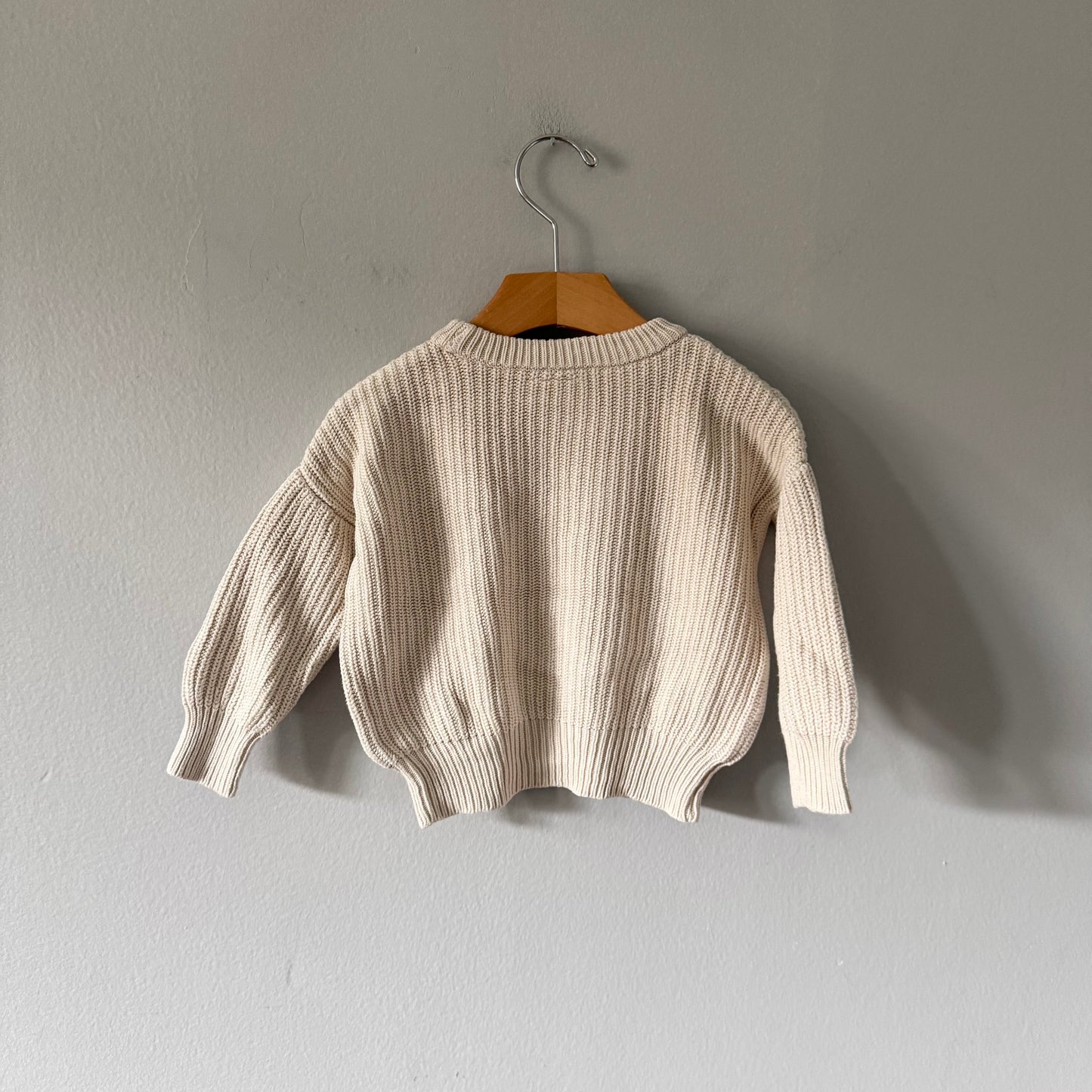 Jax & Lennon / Ribbed knit pullover / 12-24M