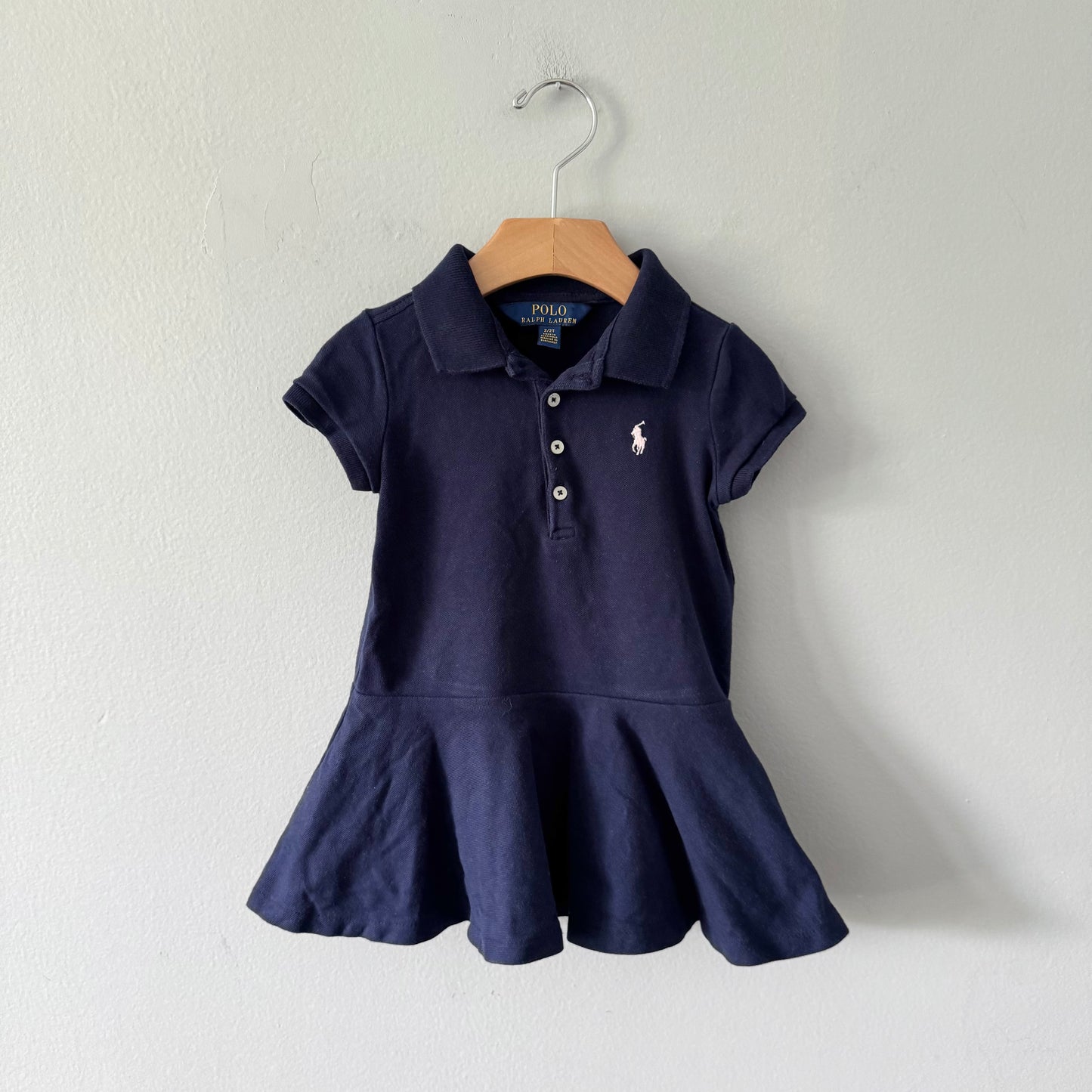 Polo Ralph Lauren / Navy polo shirt dress / 2T