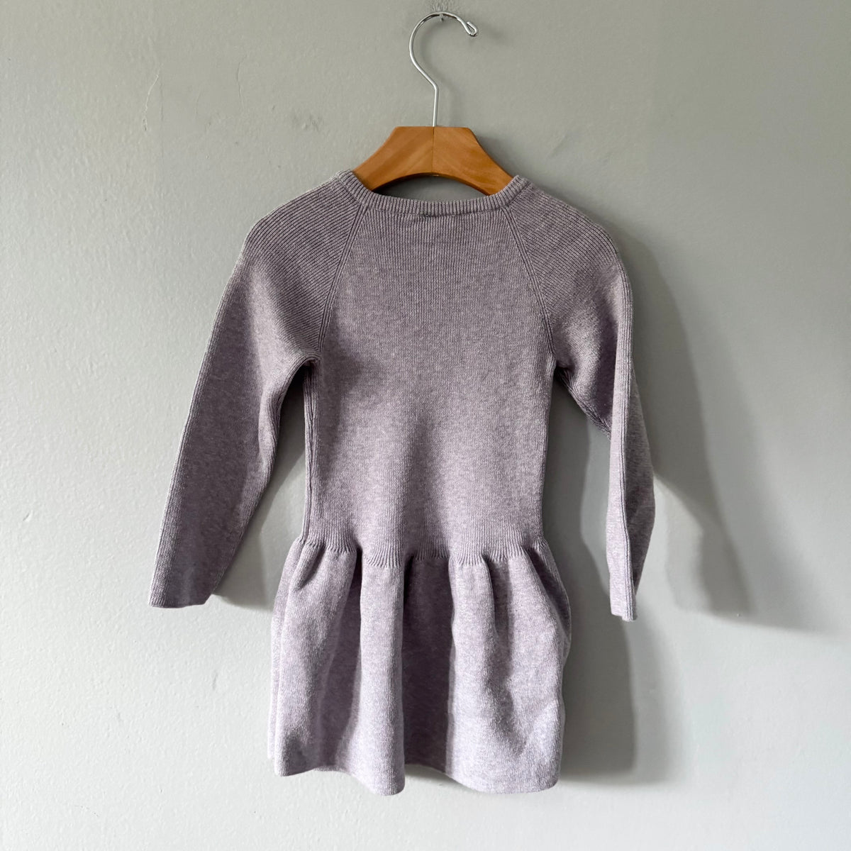 H&M / Purple knit dress / 18-24M