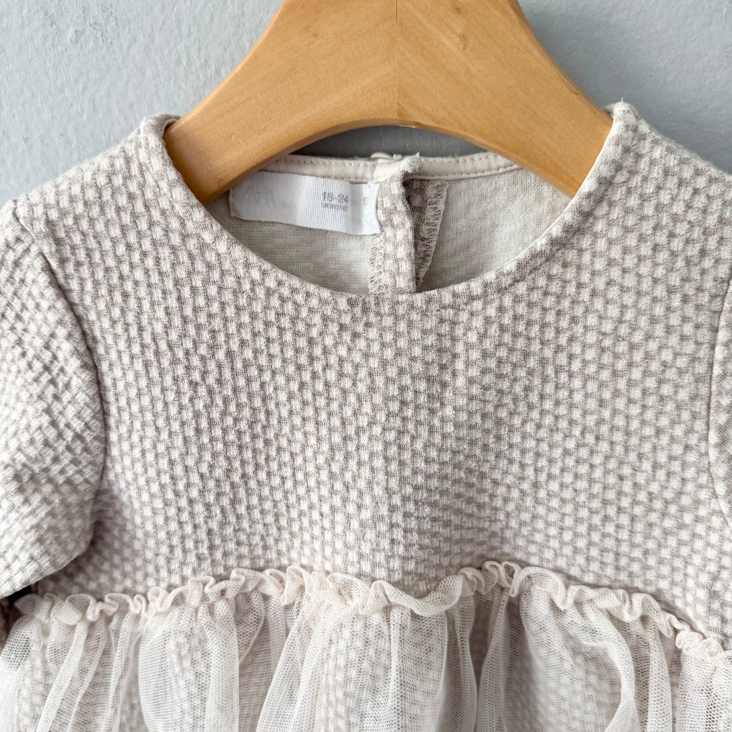 Zara / Silver tutu dress / 18-24M