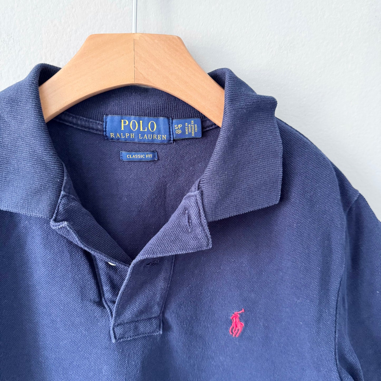 Polo Ralph Lauren / Navy polo shirt / 8Y - 2 Available