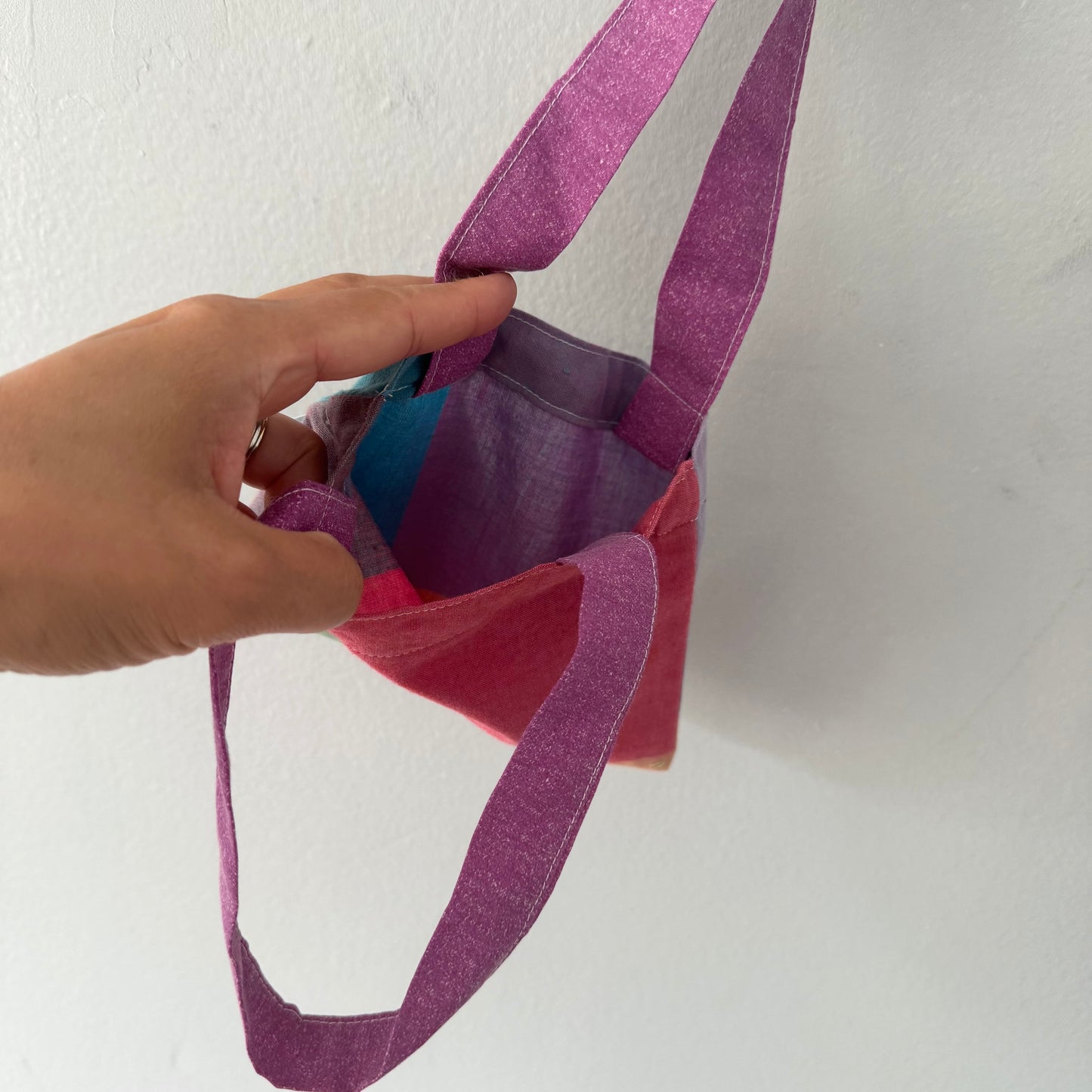 TUP / Upcycle playful bag / 5.25 x 6.5 inches