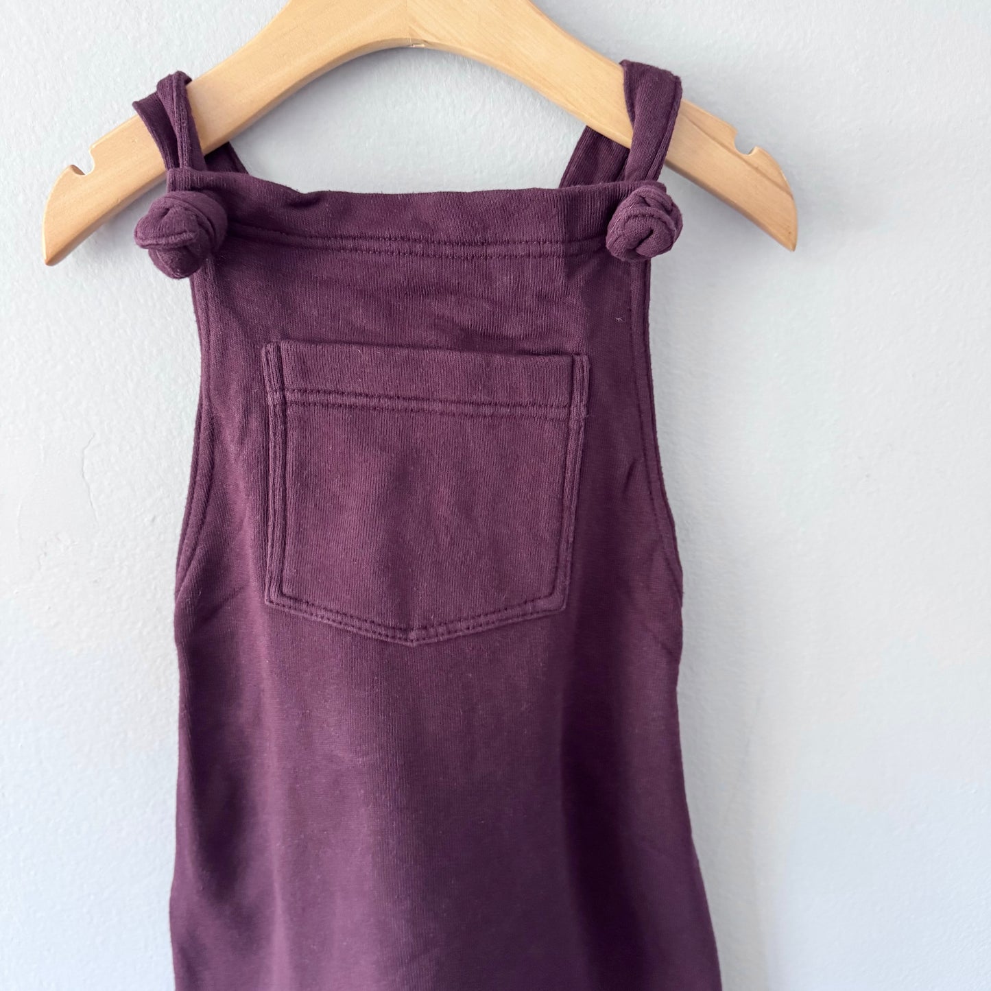 Mini mioche / Dark purple crew overall / 4Y