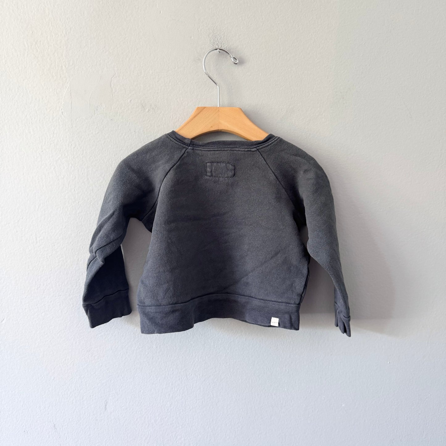 Mini mioche / Dark grey sweatshirt / 12-18M