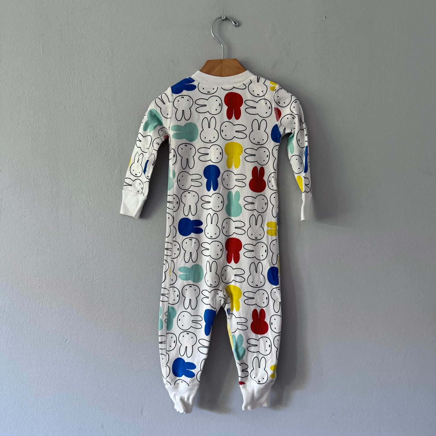 Hanna Andersson x Miffy / Long sleeve romper / 18-24M