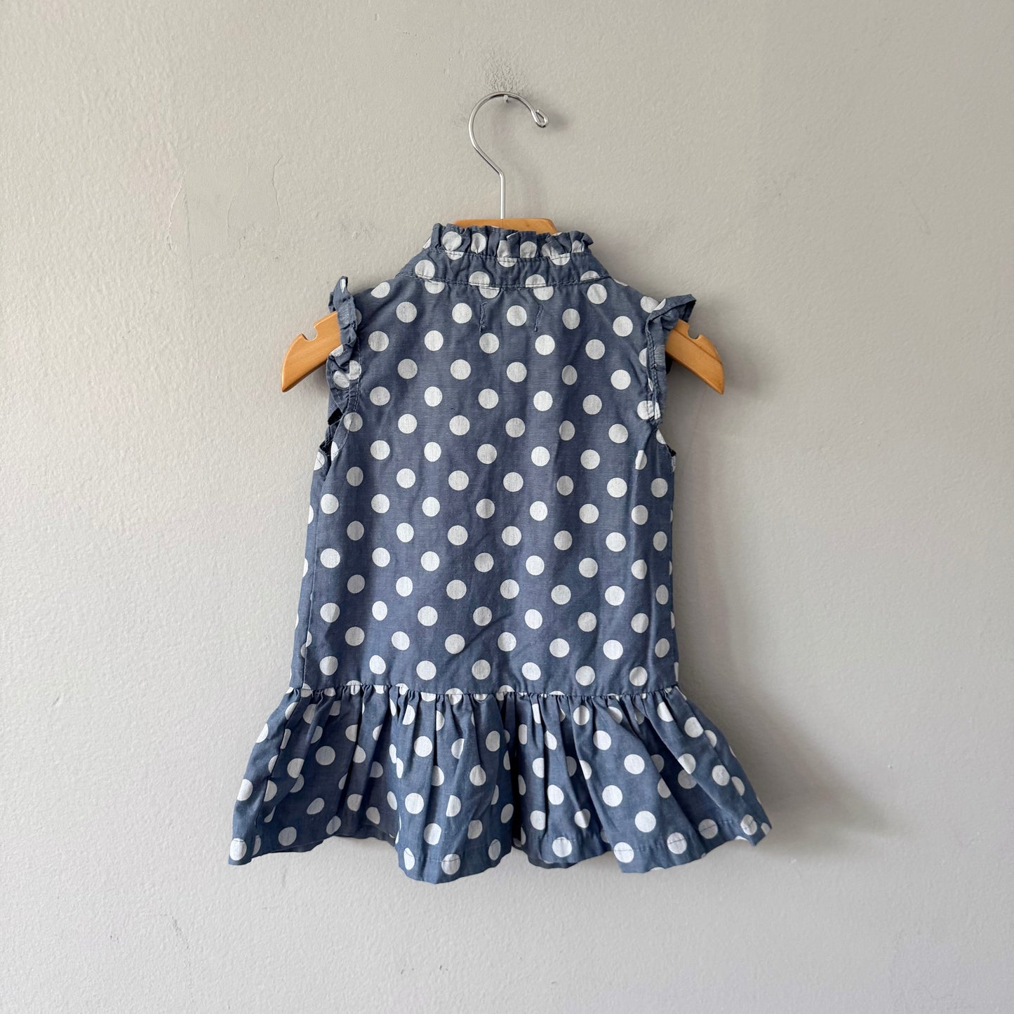 US Polo / Navy x dots dress / 2T