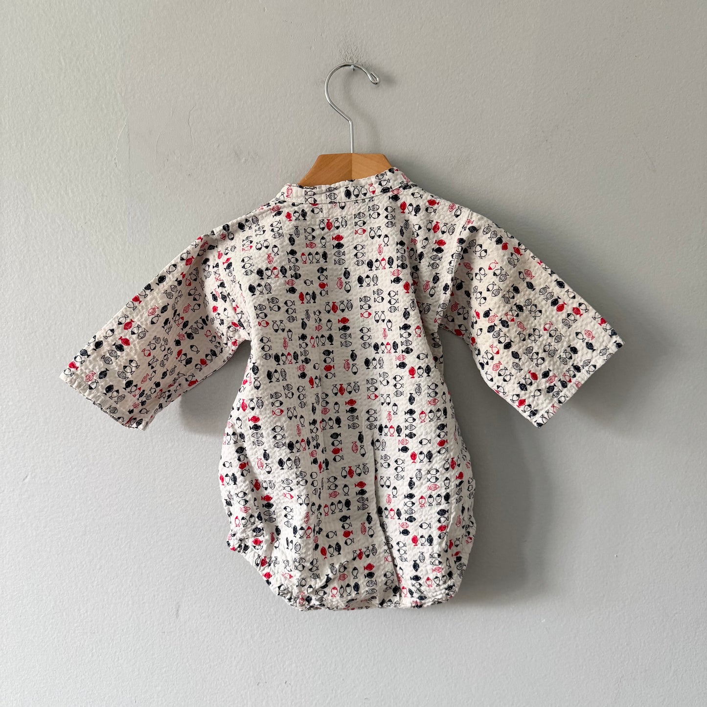 Lucky Wang NYC / Japanese summer kimono romper / 12M