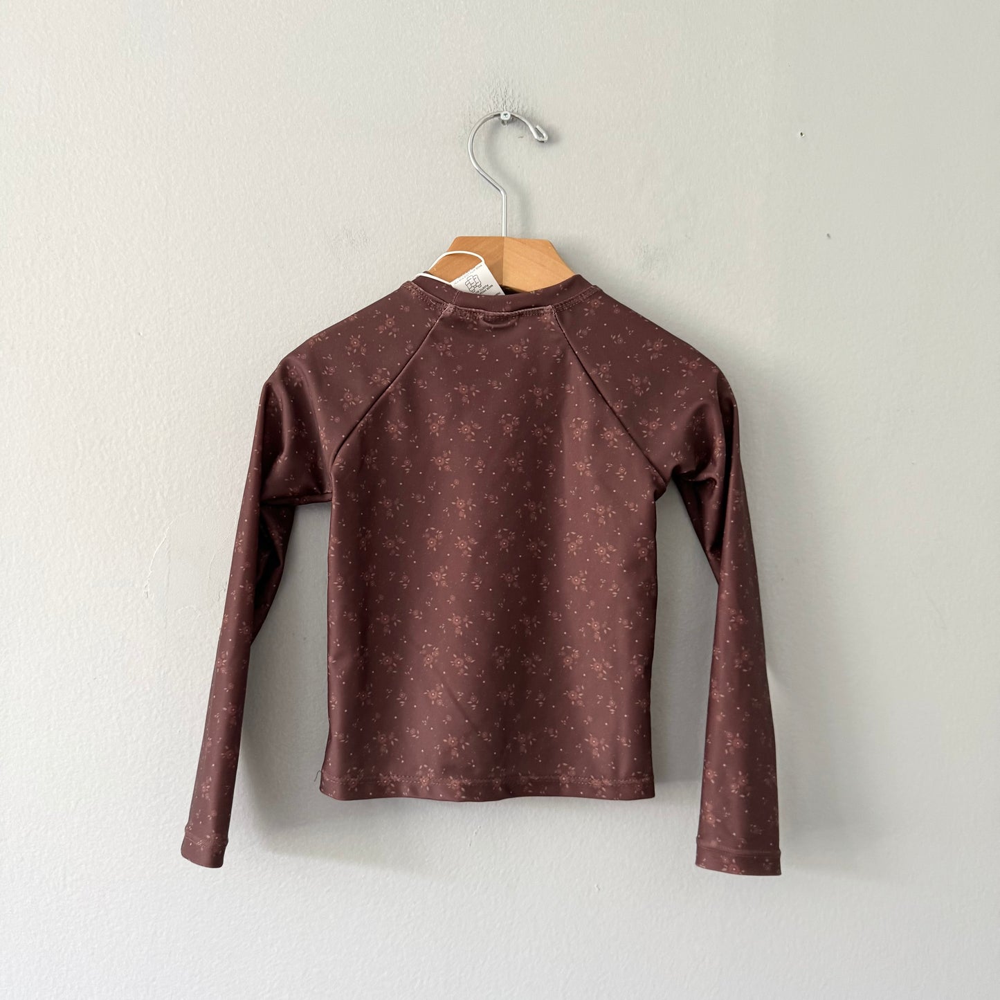 Jamie Kay / Rash guard - Brown floral / 1Y - New with tag