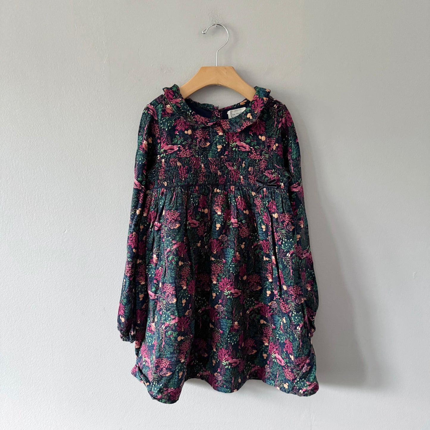 The Prairie / Forest x animal dress / 6-7Y