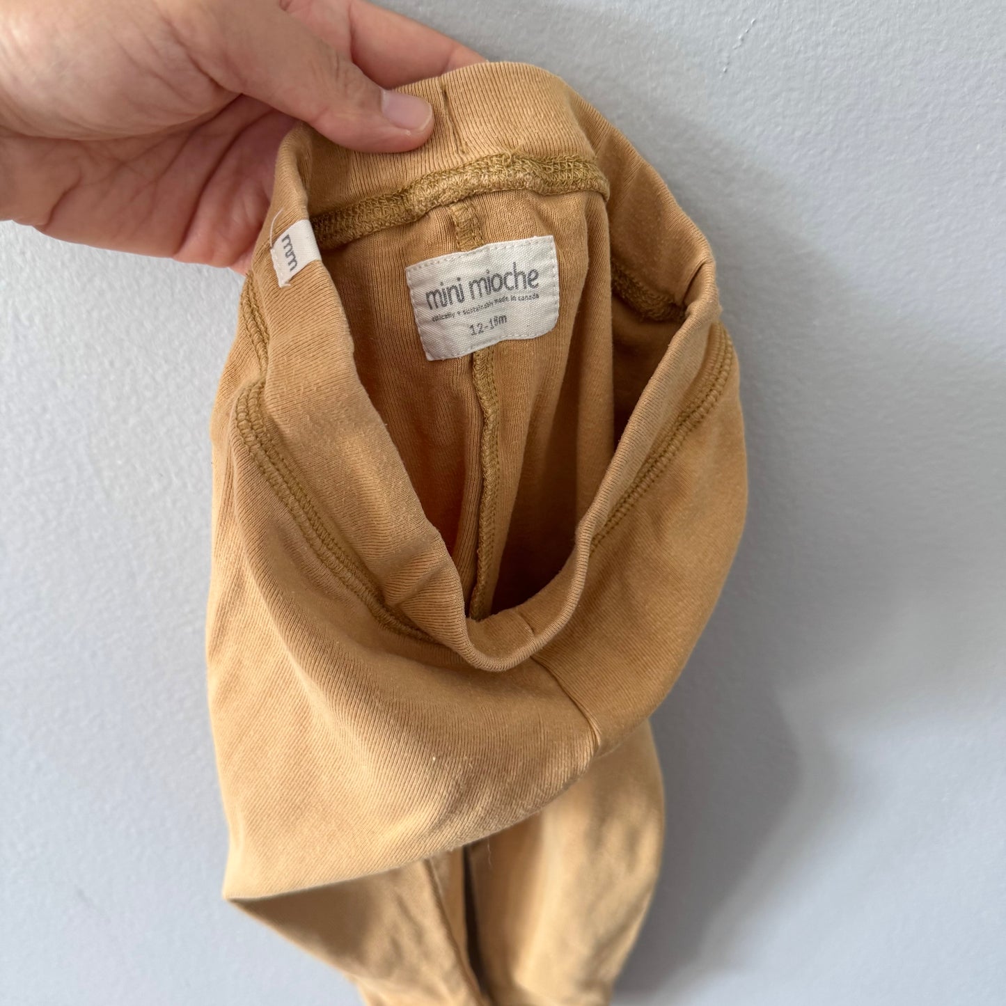 Mini mioche / Beige leggings / 12-18M