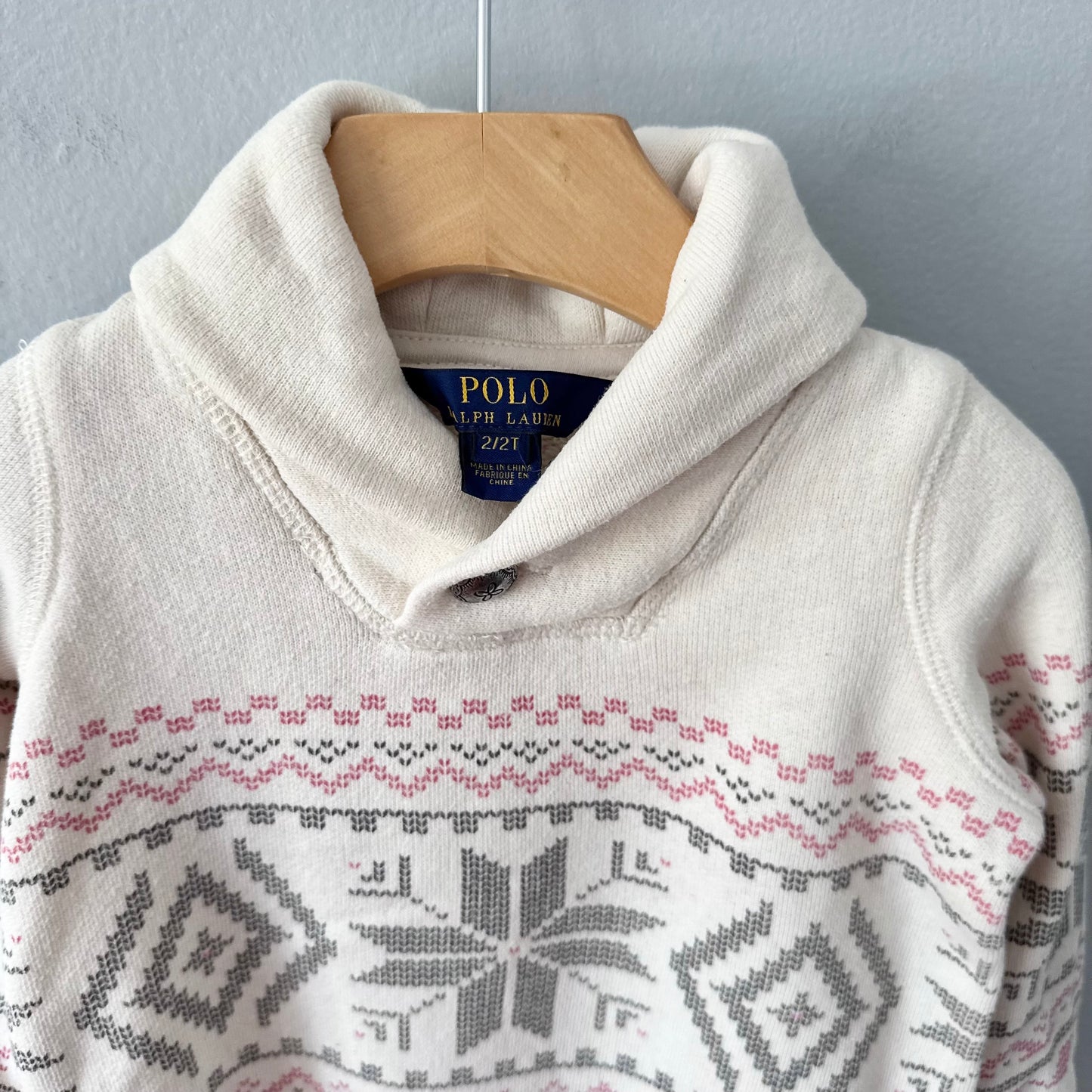 Polo Ralph Lauren / White crew dress / 2Y