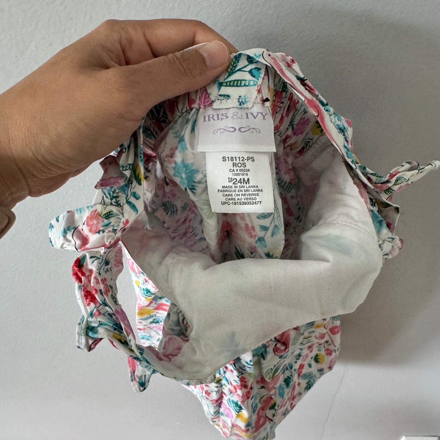 Iris & Ivy / Summer dress with bloomer / 24M