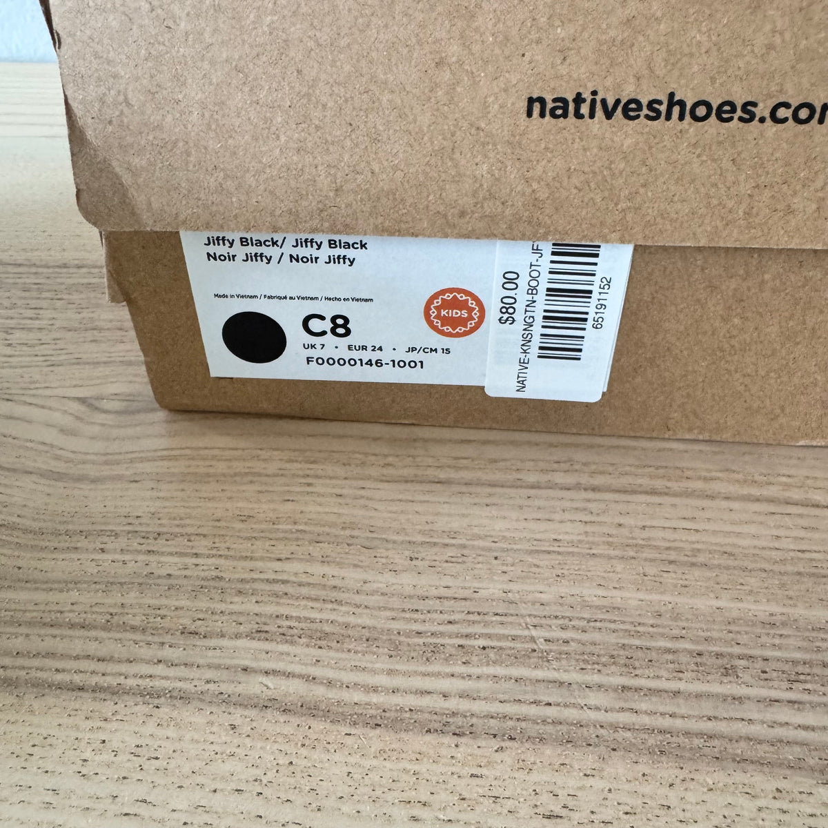 Native / Kensington boots / US8 - New with box