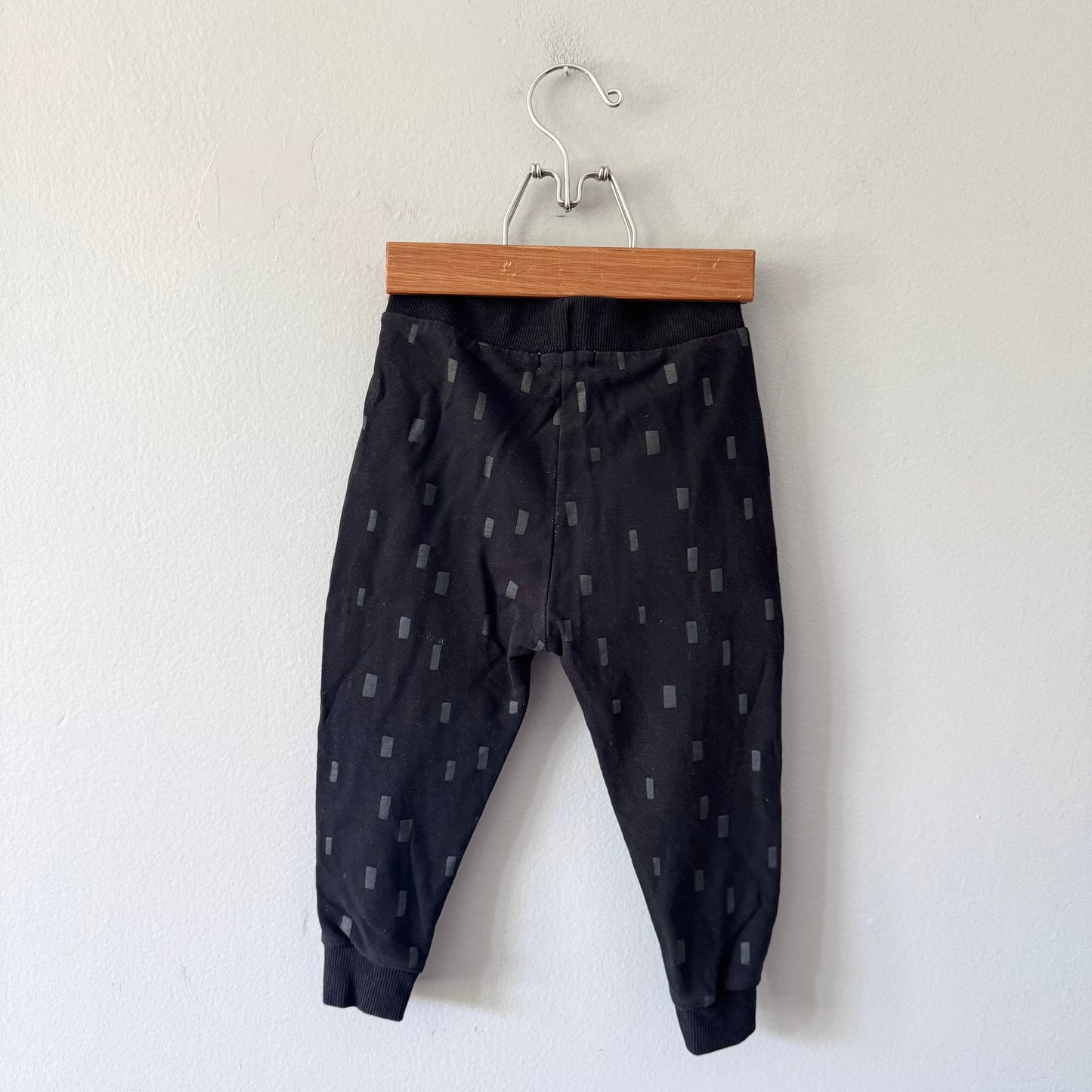 Miles the label / Black x square sweatpants / 24M