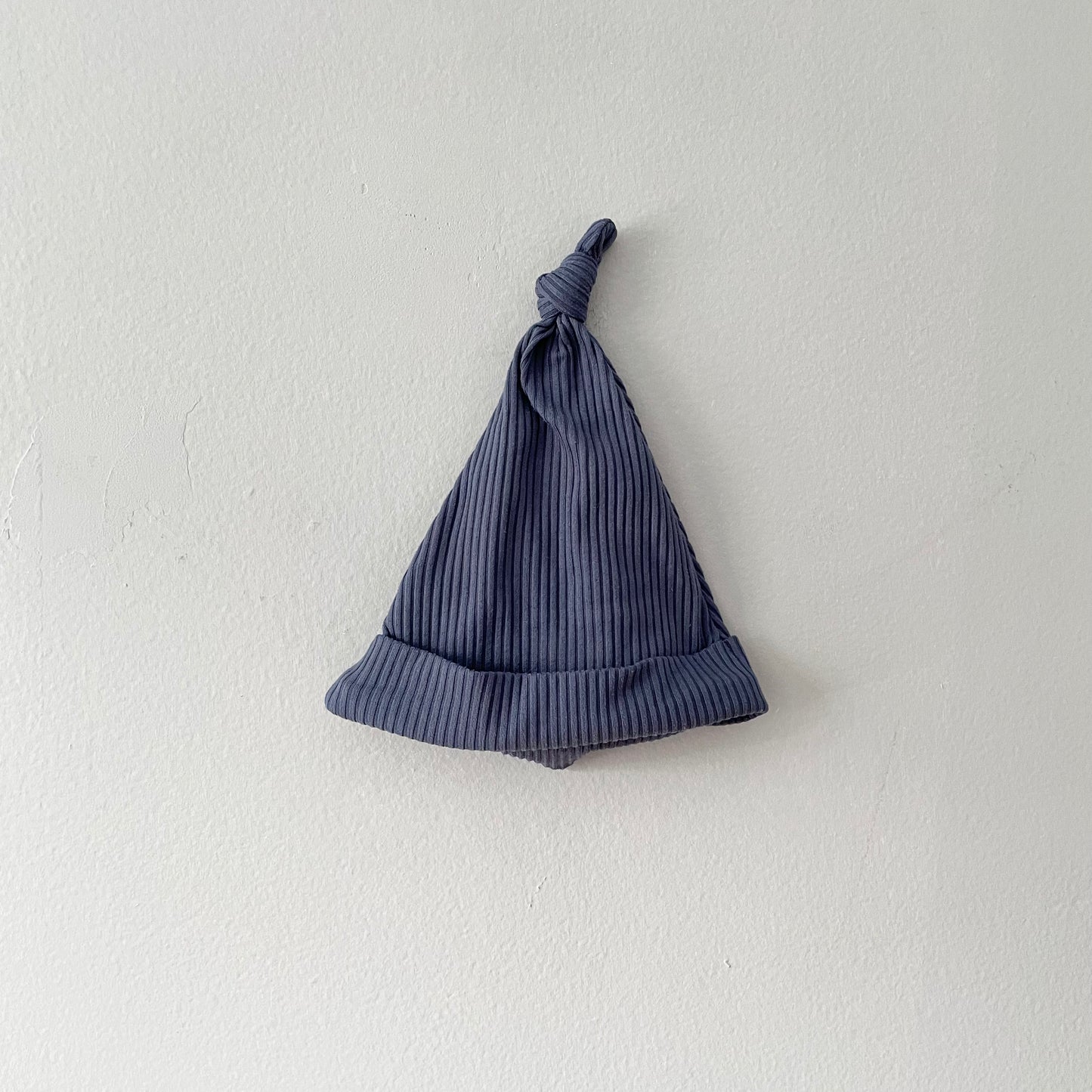 Chickpea / Knot beanie - Smokey blue / 12-24M